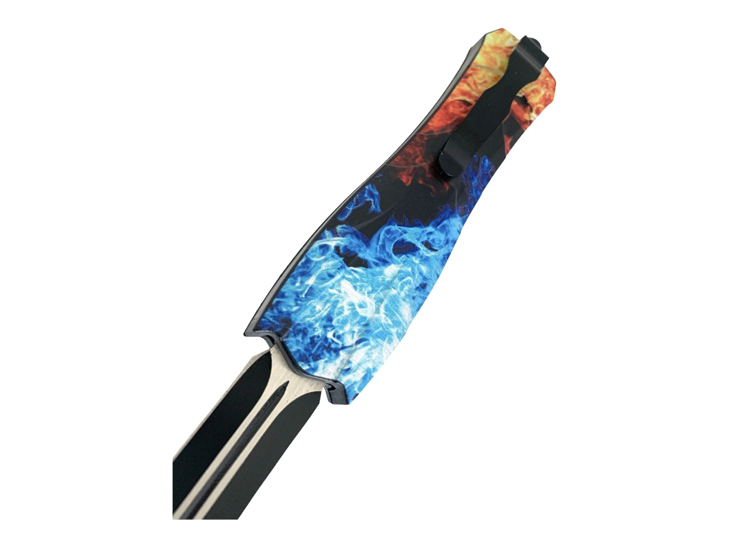 Автоматичен нож OTF Fire and Water, сгъваем модел Автоматичен нож OTF Fire and Water, сгъваем модел - Image 7