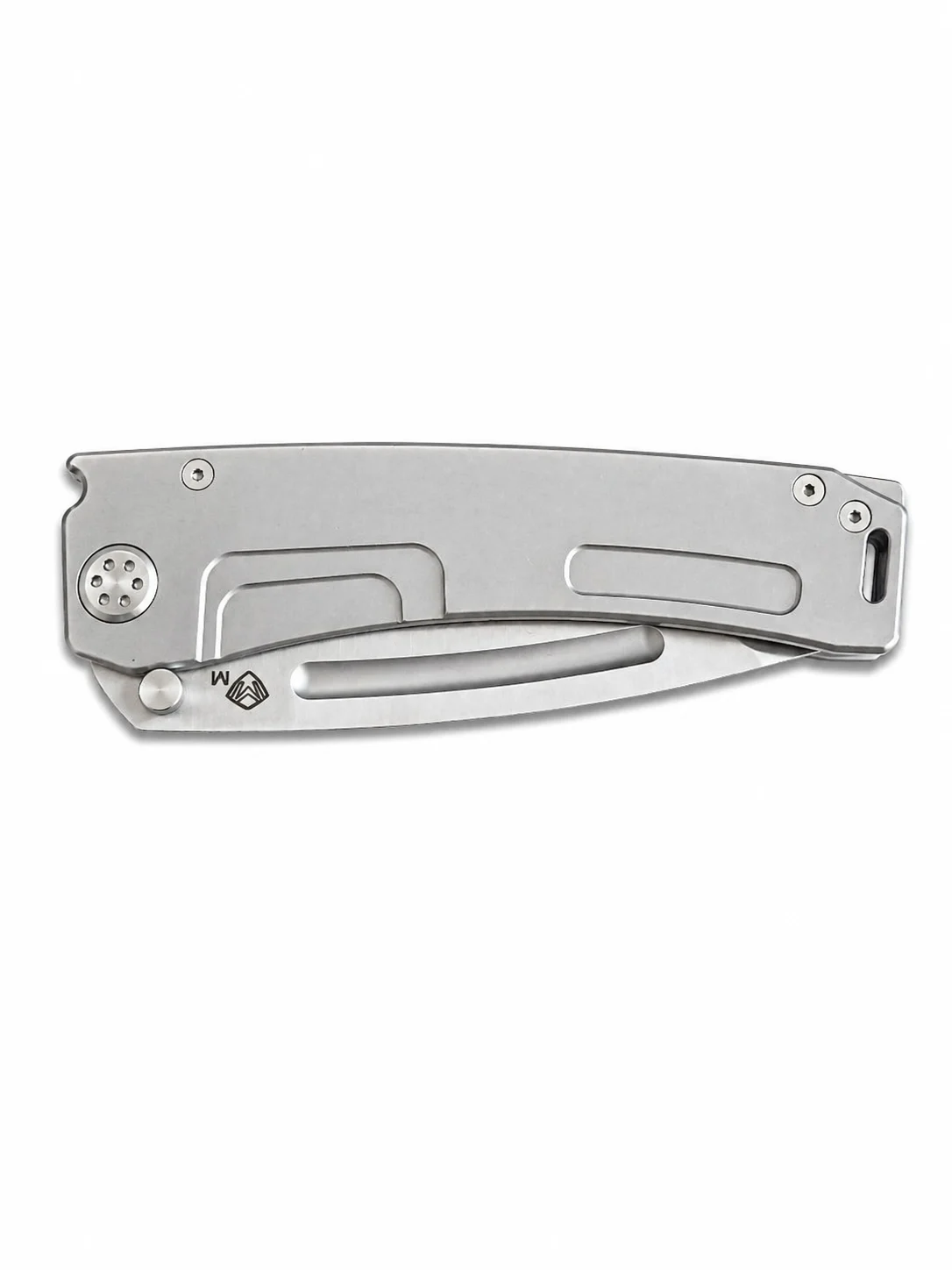 Сгъваем нож ClipPoint MaxBlade Titan D2, титаниева дръжка ClipPoint