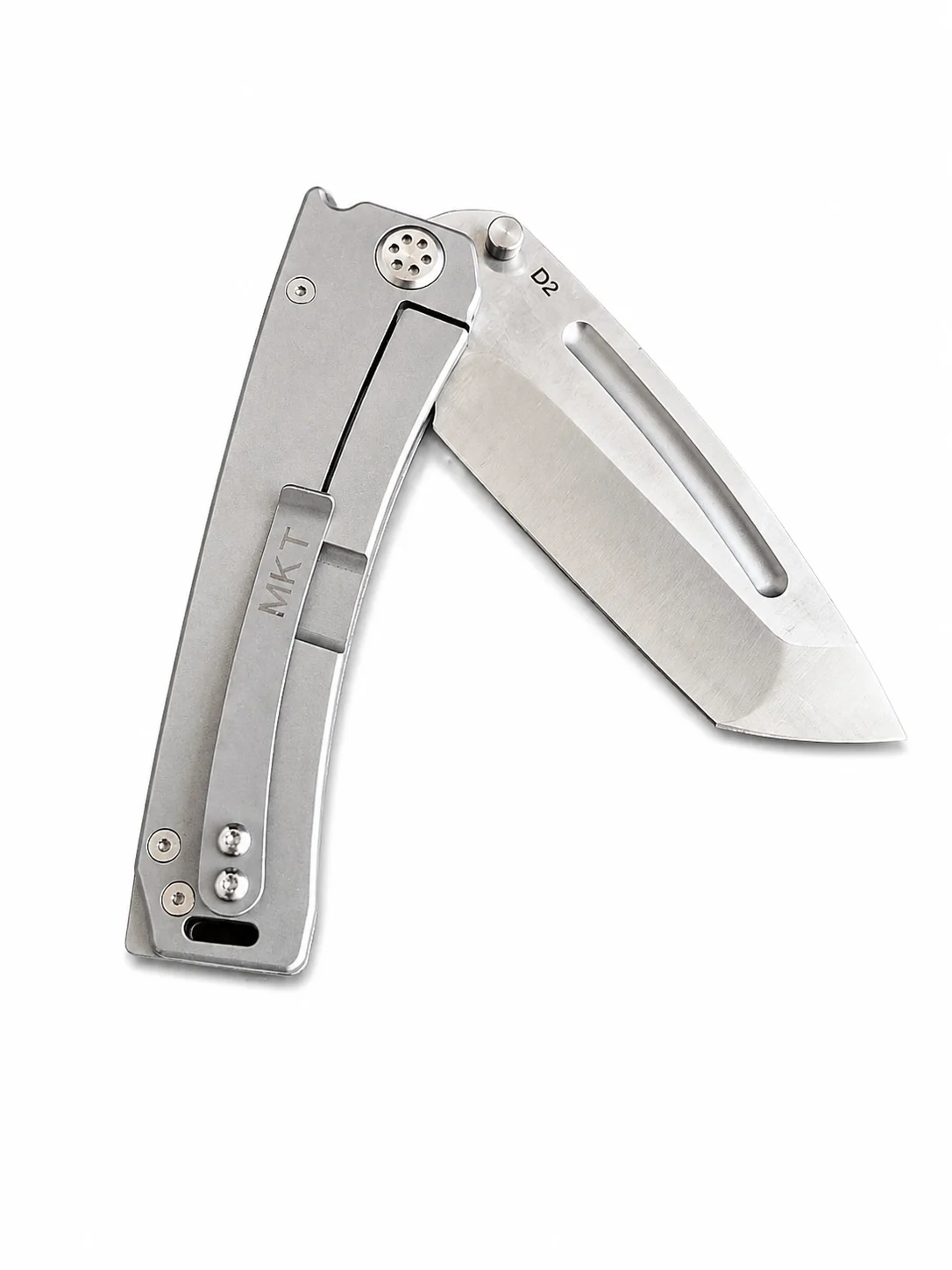 Сгъваем нож ClipPoint MaxBlade Titan D2, титаниева дръжка Сгъваем нож ClipPoint MaxBlade Titan D2, титаниева дръжка - Image 5