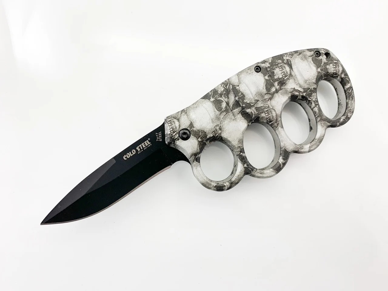 Нож Cold Steel N 219, полуавтоматичен с черепи Нож Cold Steel N 219