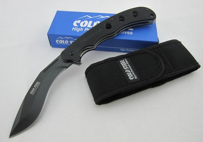 Сгъваем нож Cold Steel кукри, компактен и удобен за носене Сгъваем нож Cold Steel кукри
