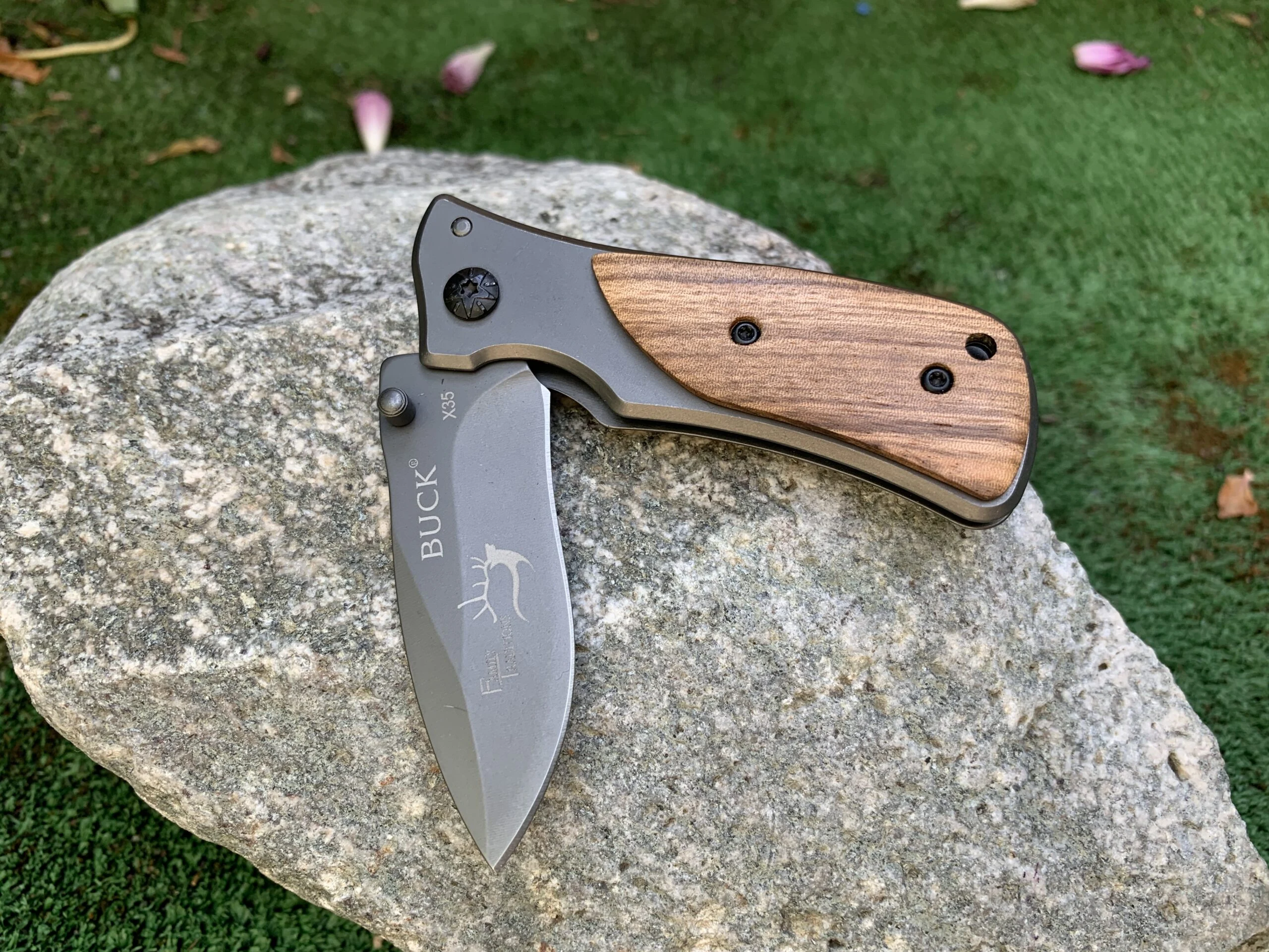 Сгъваем нож Compact Cut 440A, дървена дръжка Сгъваем нож Compact Cut 440A, дървена дръжка - Image 11