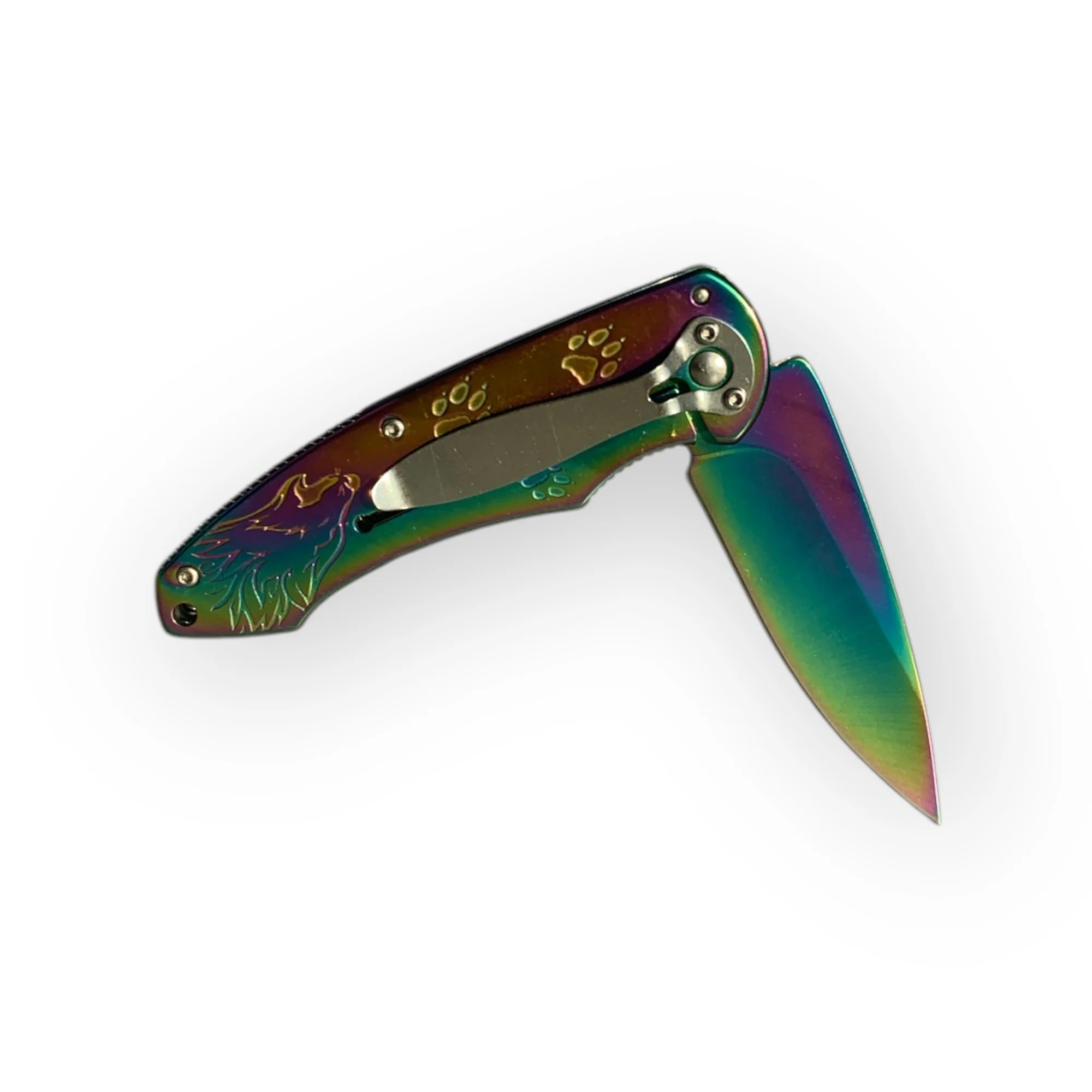 Сгъваем нож Compact Cut Wolf Spirit, гравиран вълк Сгъваем нож Compact Cut Wolf Spirit, гравиран вълк - Image 4
