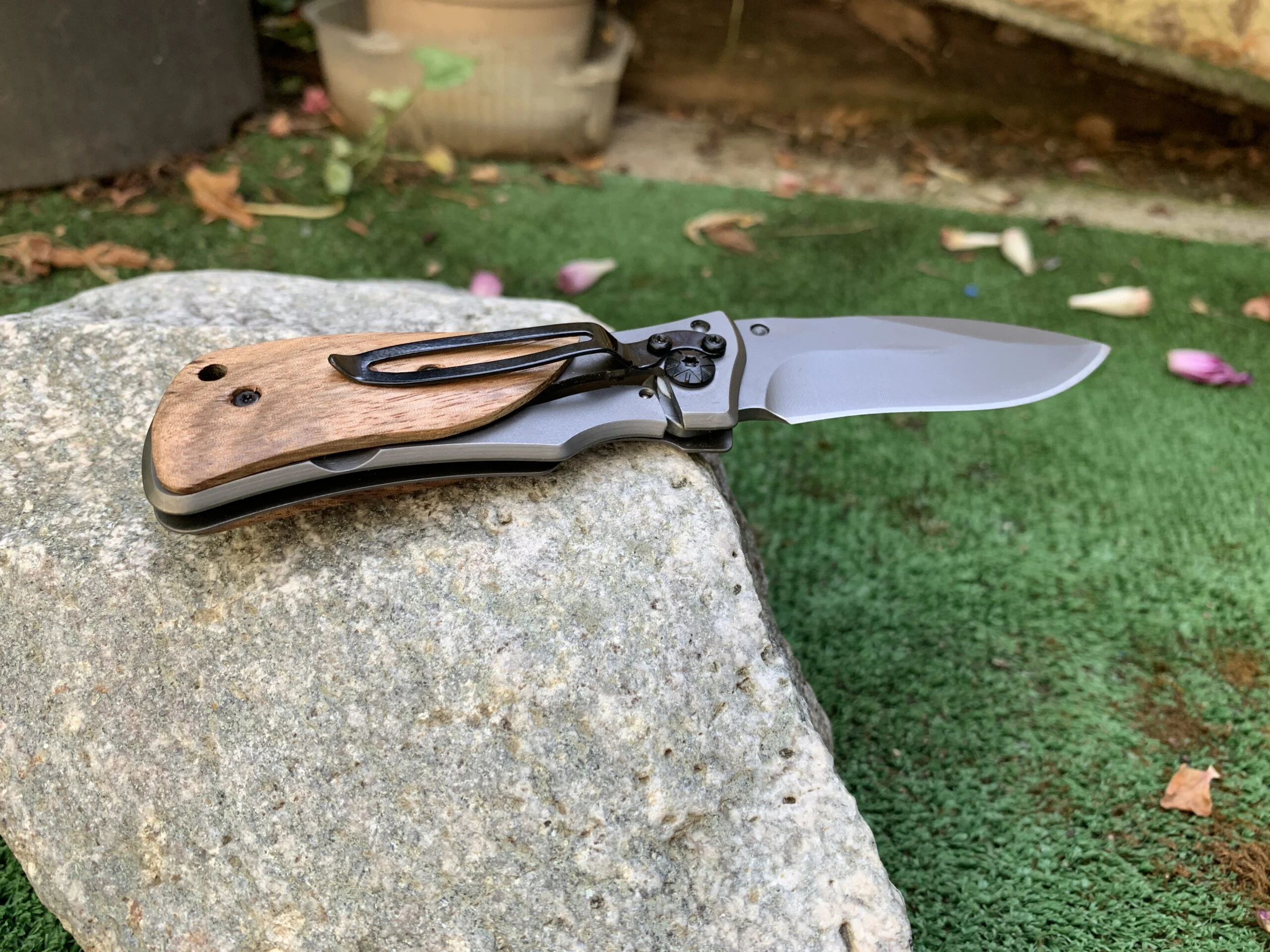 Сгъваем нож Compact Cut 440A, дървена дръжка Сгъваем нож Compact Cut 440A, дървена дръжка - Image 5