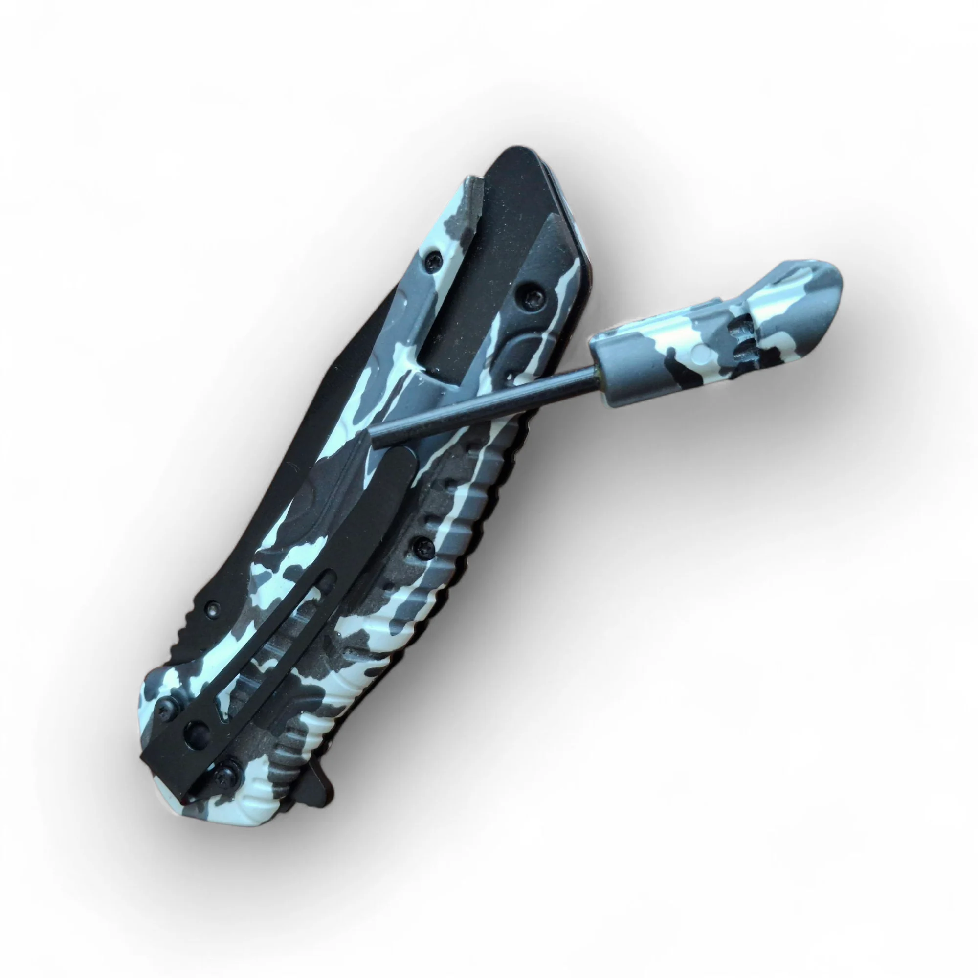 Сгъваем нож Compact Cut Survivor Camo, магнезиева запалка и свирка Сгъваем нож Compact Cut Survivor Camo, магнезиева запалка и свирка - Image 5