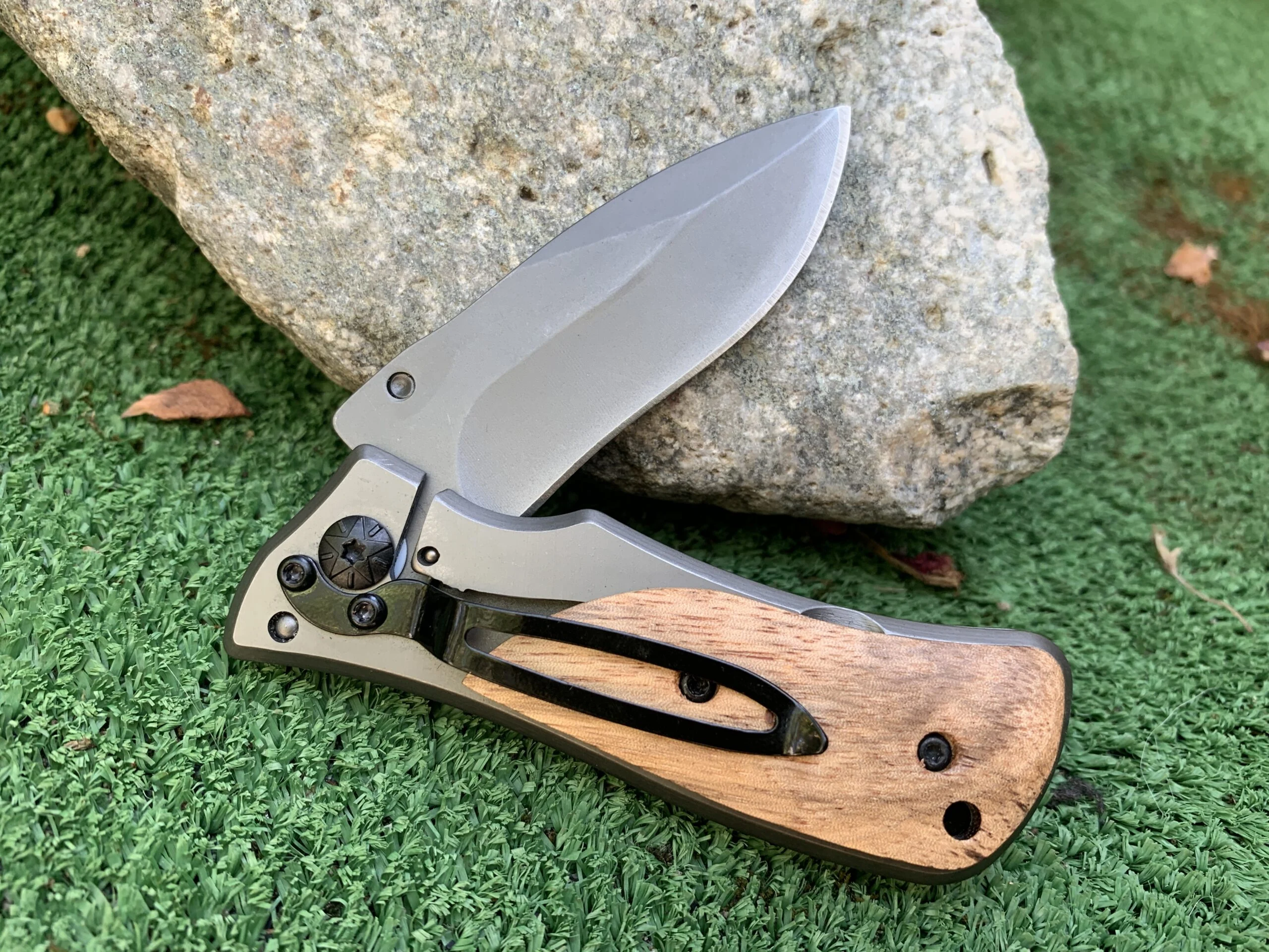 Сгъваем нож Compact Cut 440A, дървена дръжка Сгъваем нож Compact Cut 440A, дървена дръжка - Image 6