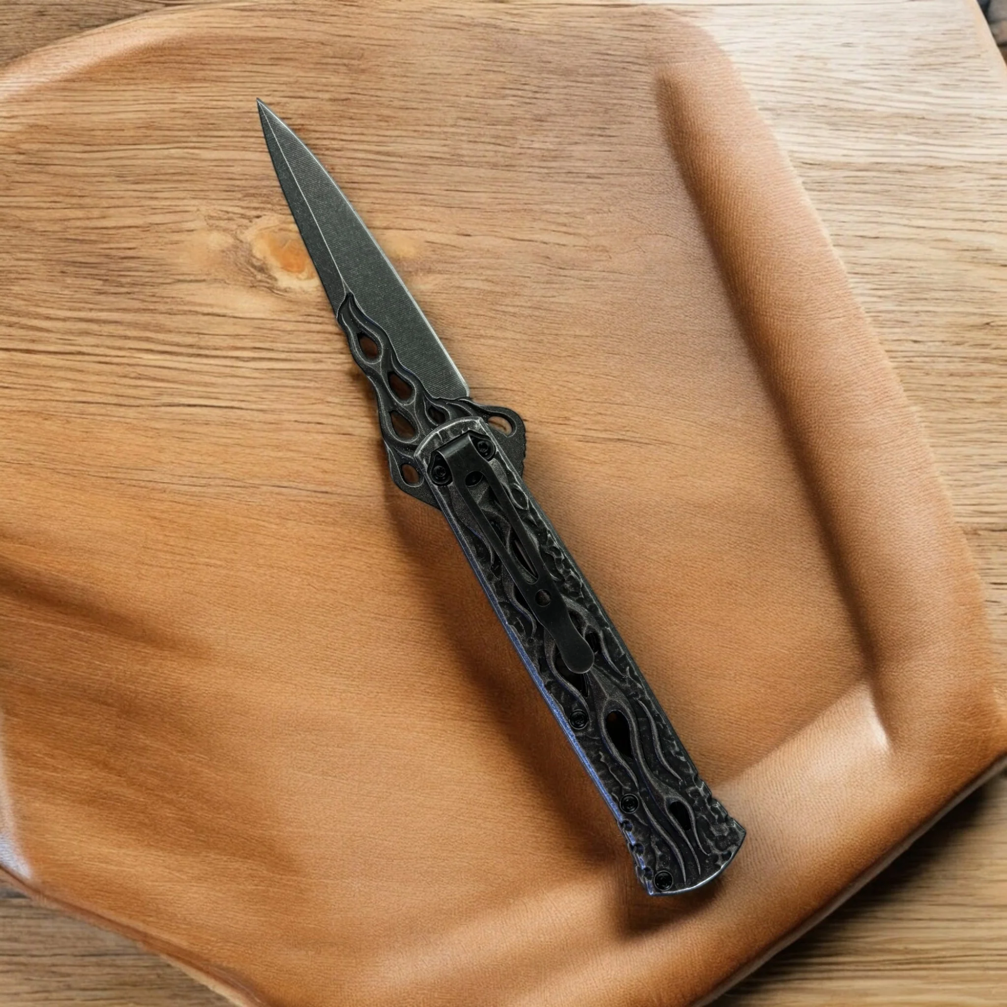 Сгъваем нож Compact Cut с титаниево покритие и релефен дизайн Сгъваем нож Compact Cut с титаниево покритие и релефен дизайн - Image 6