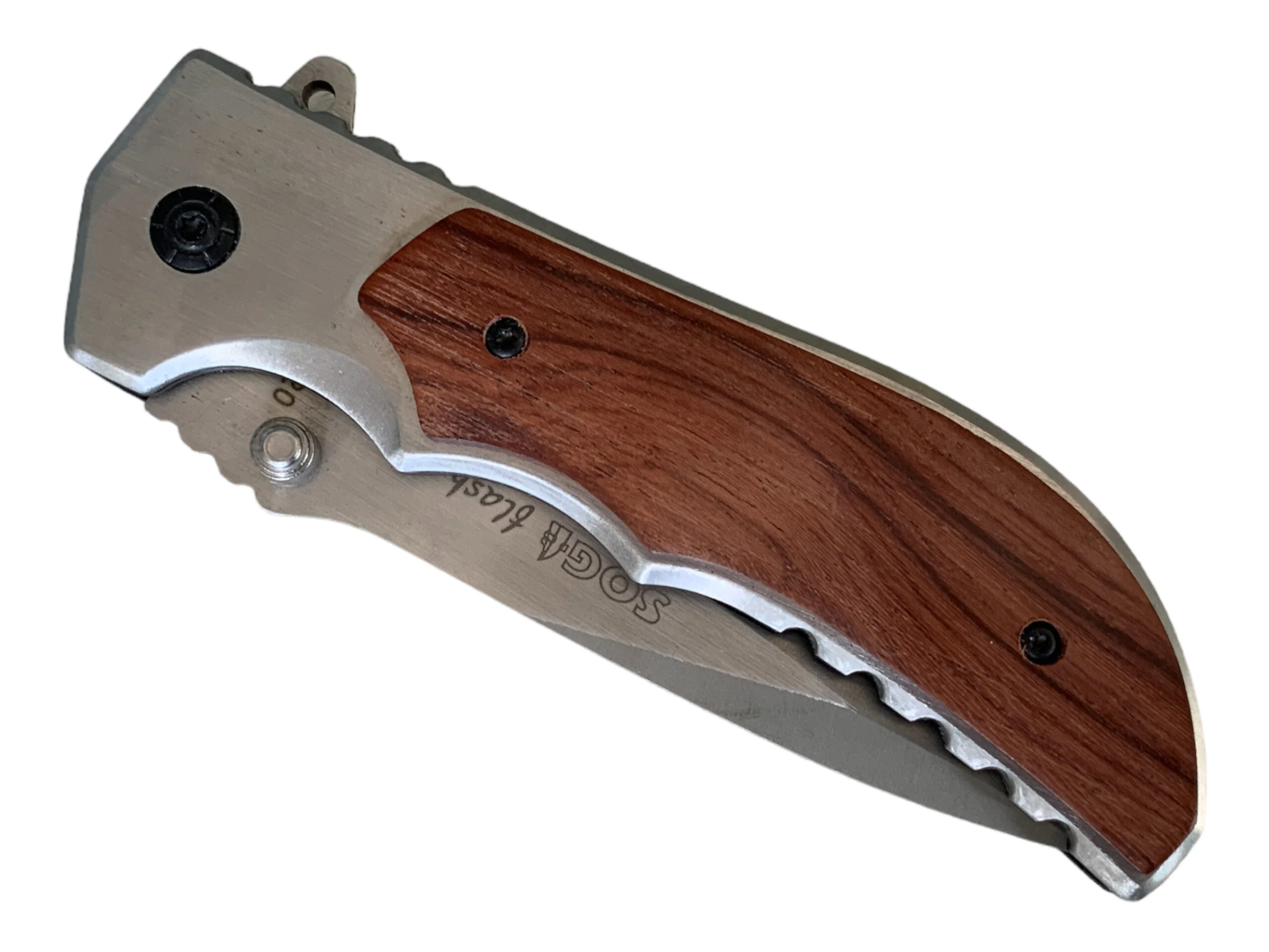 Сгъваем нож SOG Flash Tanto, дървена дръжка Сгъваем нож SOG Flash Tanto, дървена дръжка - Image 6