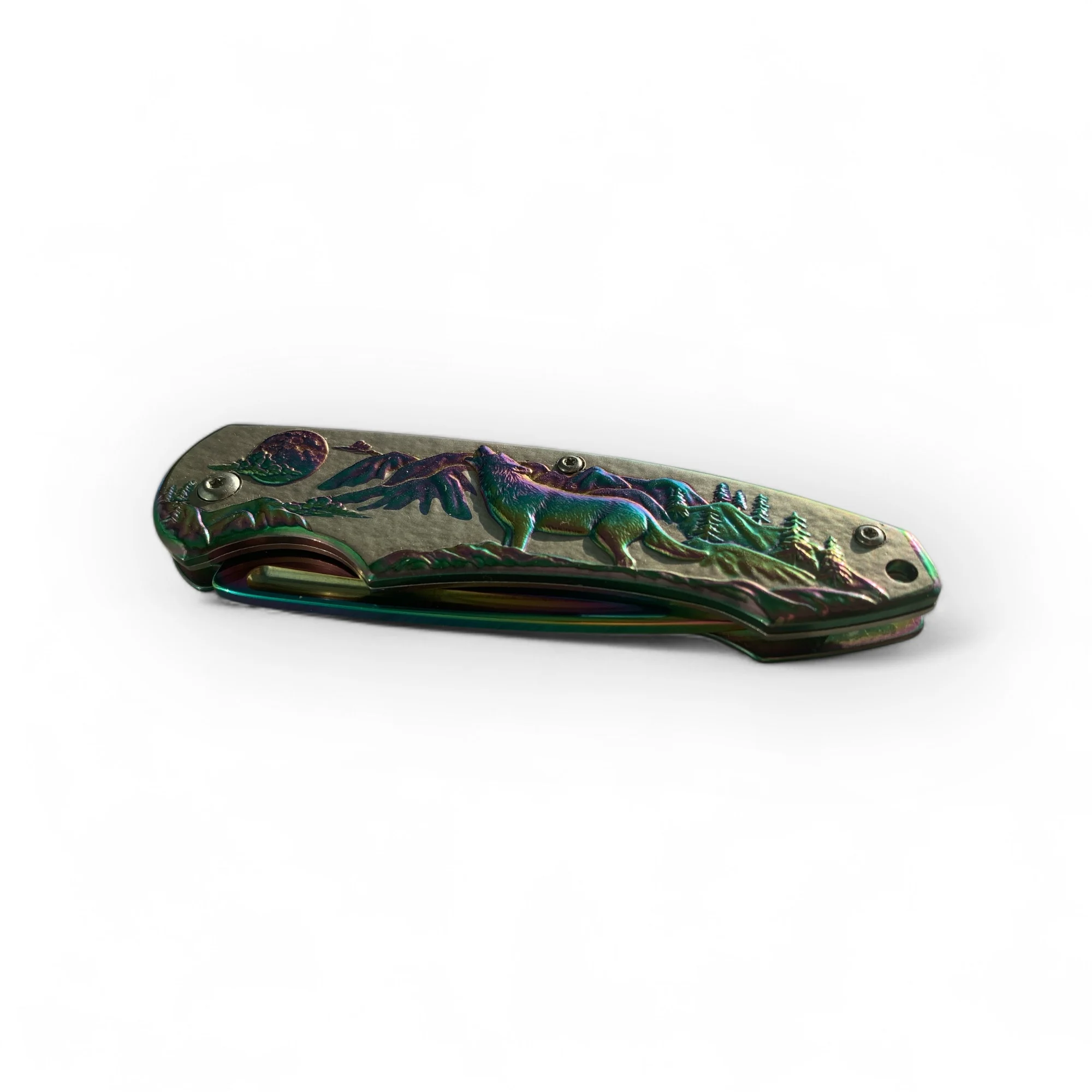 Сгъваем нож Compact Cut Wolf Spirit, гравиран вълк Сгъваем нож Compact Cut Wolf Spirit, гравиран вълк - Image 7