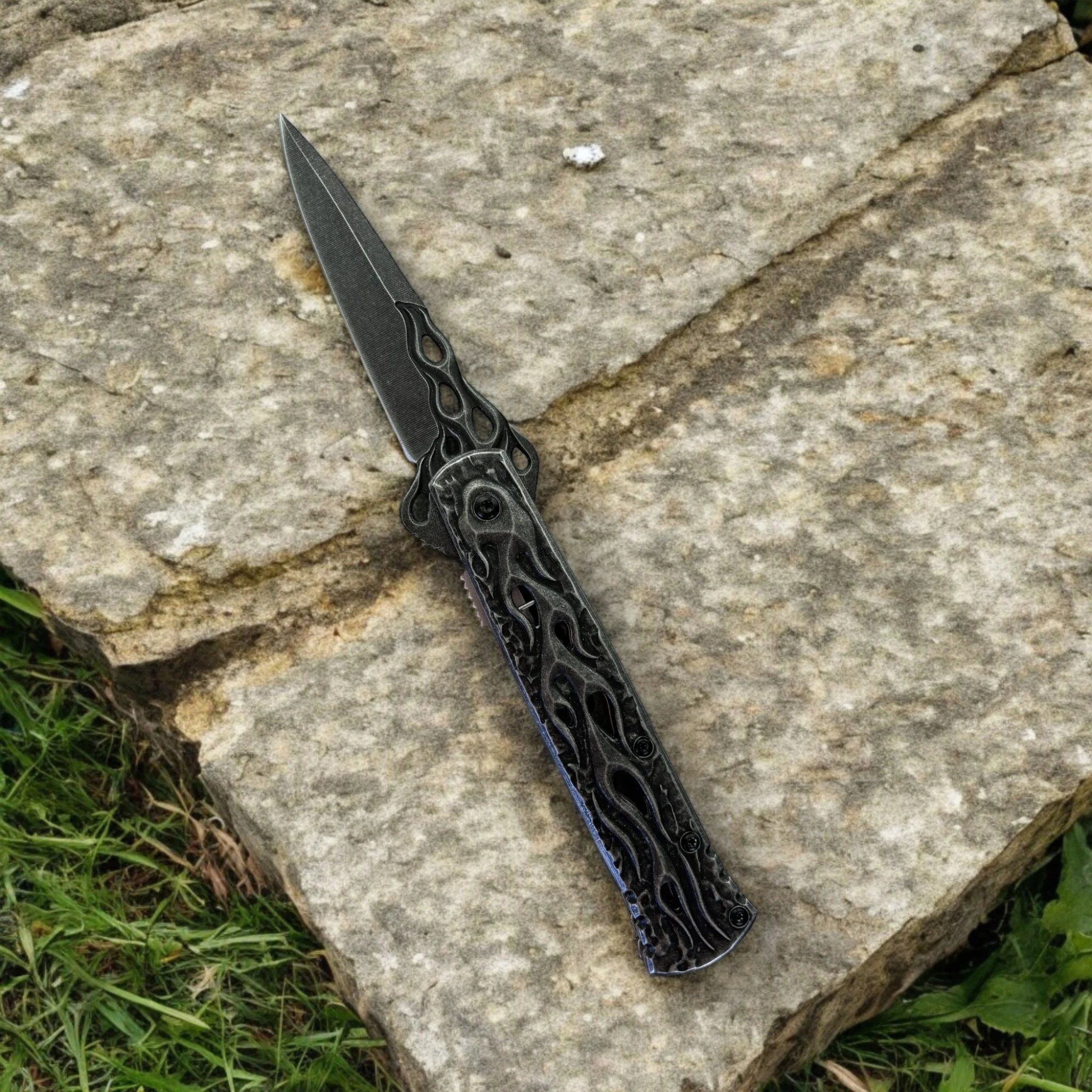 Сгъваем нож Compact Cut с титаниево покритие и релефен дизайн Сгъваем нож Compact Cut с титаниево покритие и релефен дизайн - Image 7