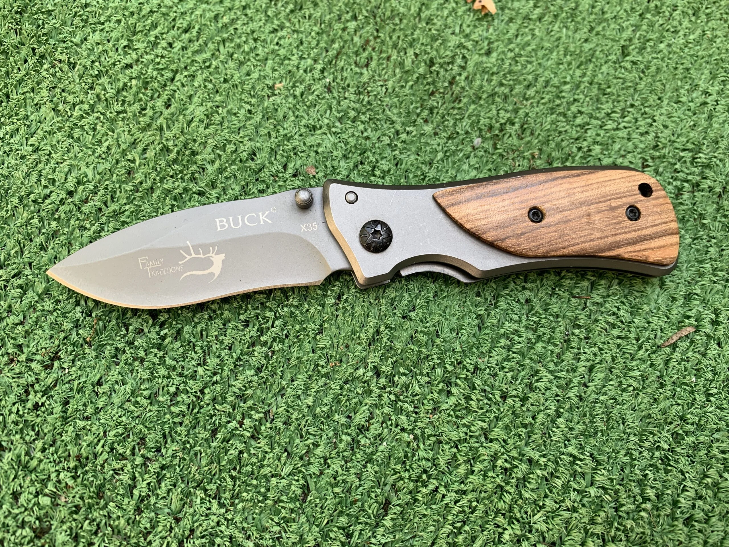 Сгъваем нож Compact Cut 440A, дървена дръжка Сгъваем нож Compact Cut 440A, дървена дръжка - Image 9