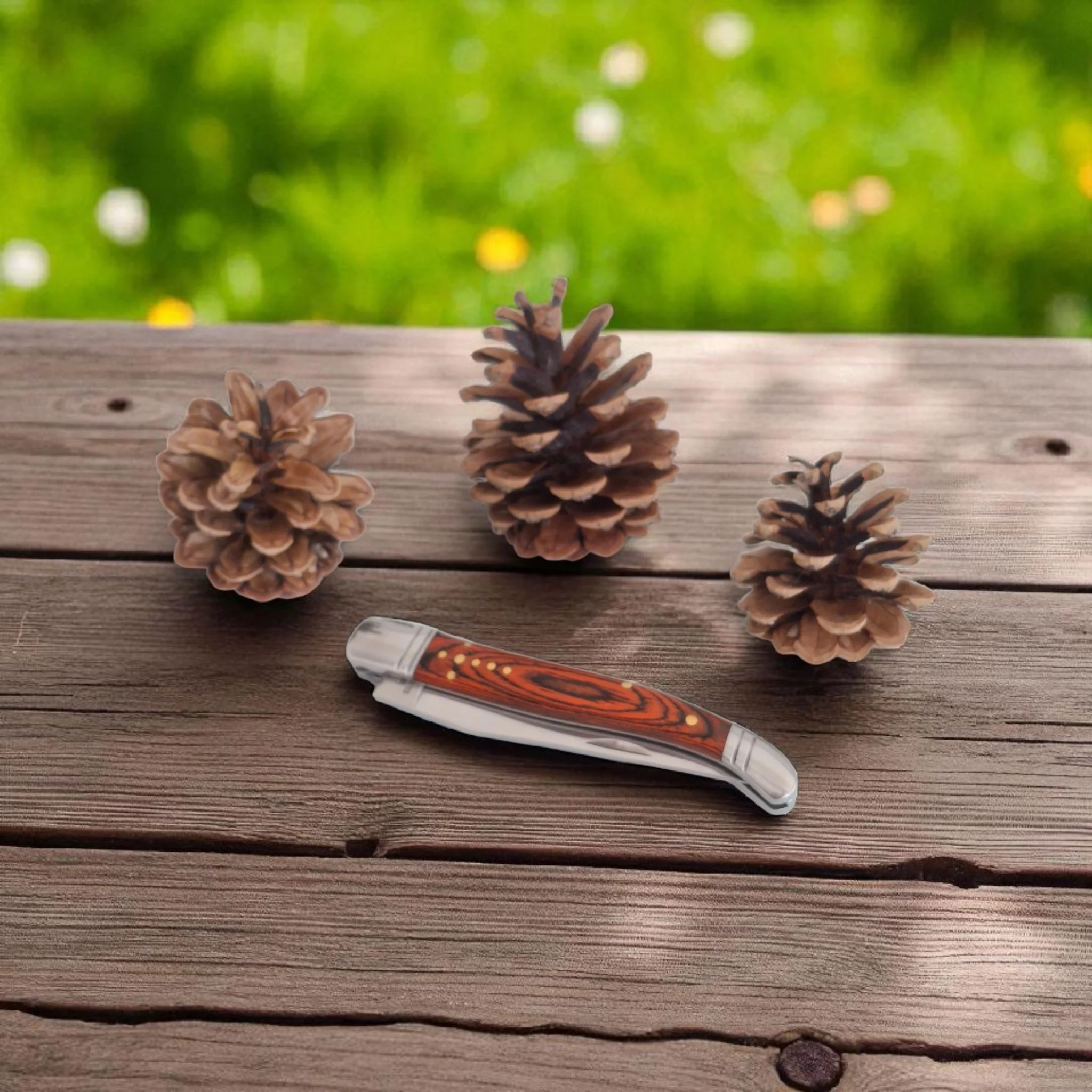 Сгъваем нож Compact Cut Laguiole Classic, дървена дръжка 3Cr13 стомана Сгъваем нож Compact Cut Laguiole Classic, дървена дръжка 3Cr13 стомана - Image 10