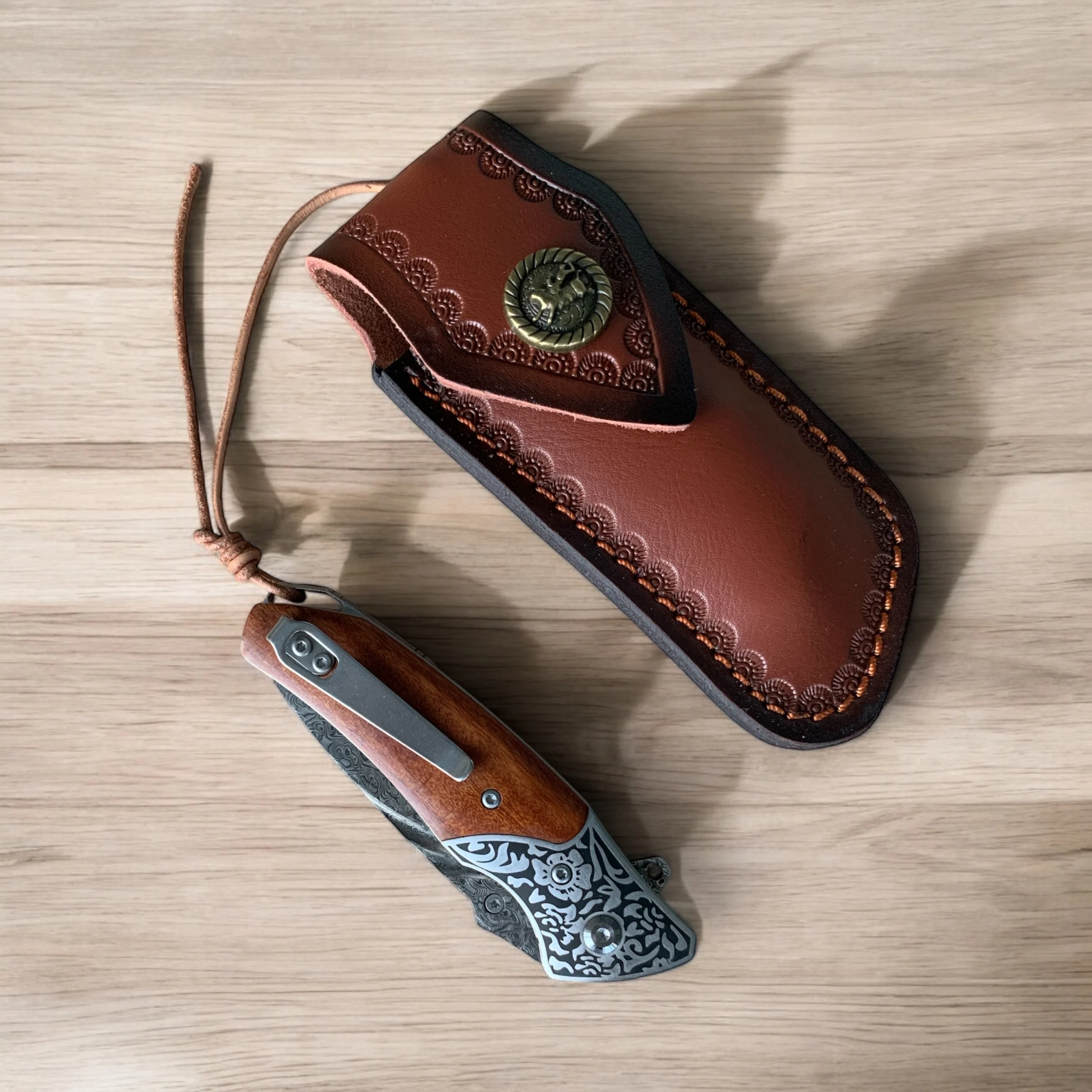 Сгъваем нож Damask Falcon GT, дамаскова стомана Damask pocket knives