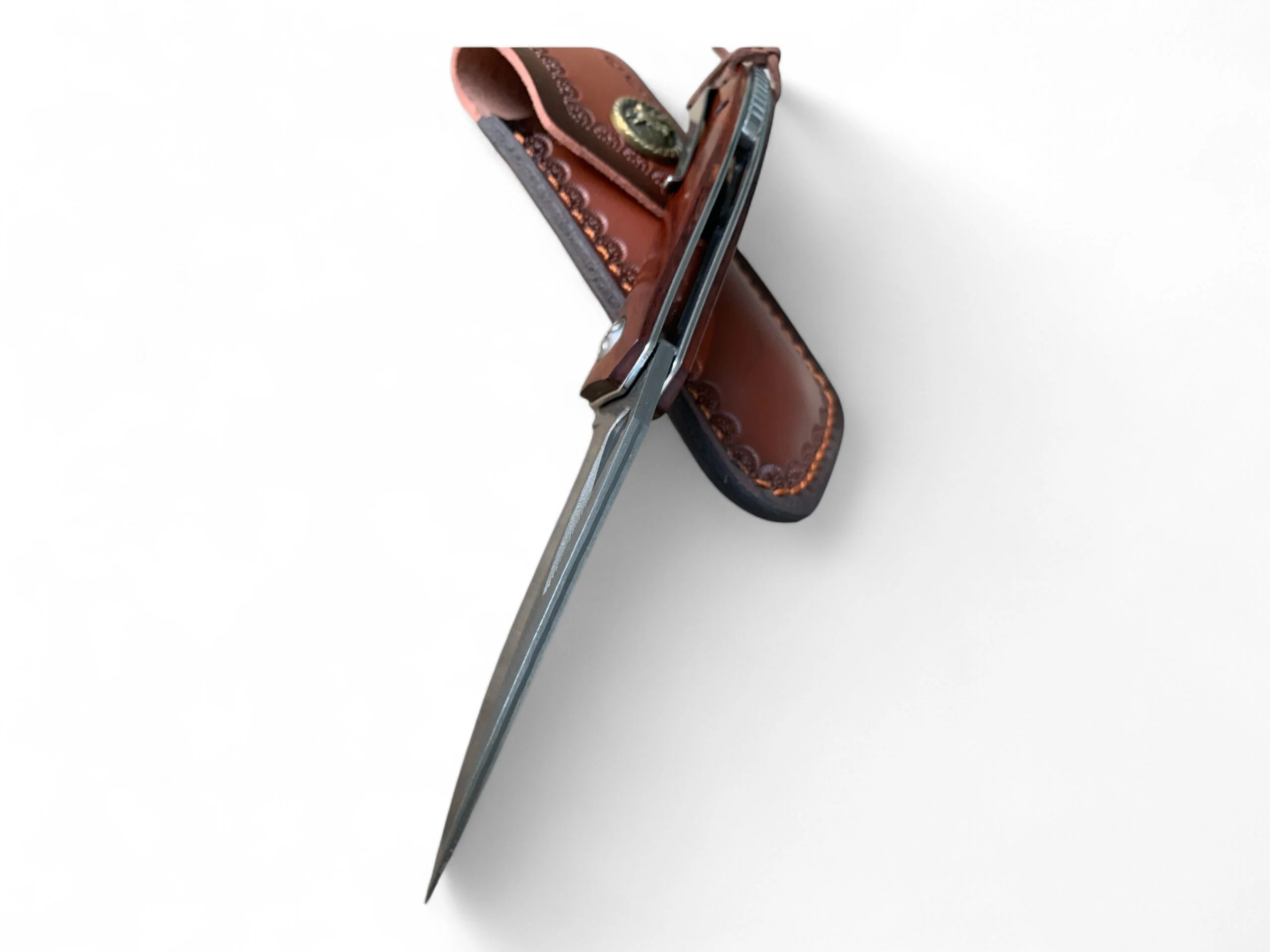 Сгъваем нож Damask Raven’s Blade, дамаскова стомана VG10 Сгъваем нож Damask Raven's Blade, дамаскова стомана VG10 - Image 4