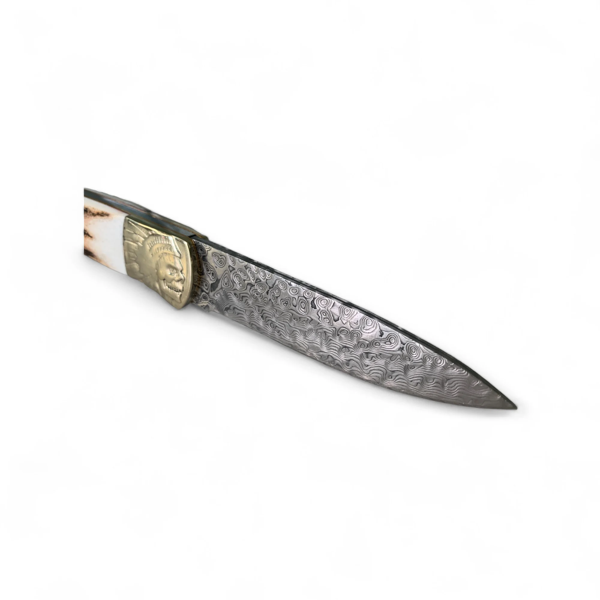 Сгъваем нож Damask, дамаска стомана, гравирана дръжка 20 см Damask pocket knives