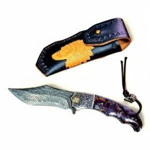 Сгъваем нож Black Serpent Damascus VG10
