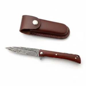 Сгъваем нож Damask Redwood Trail VG10, дамаска стомана 21.5 см Сгъваем нож Damask Redwood Trail VG10