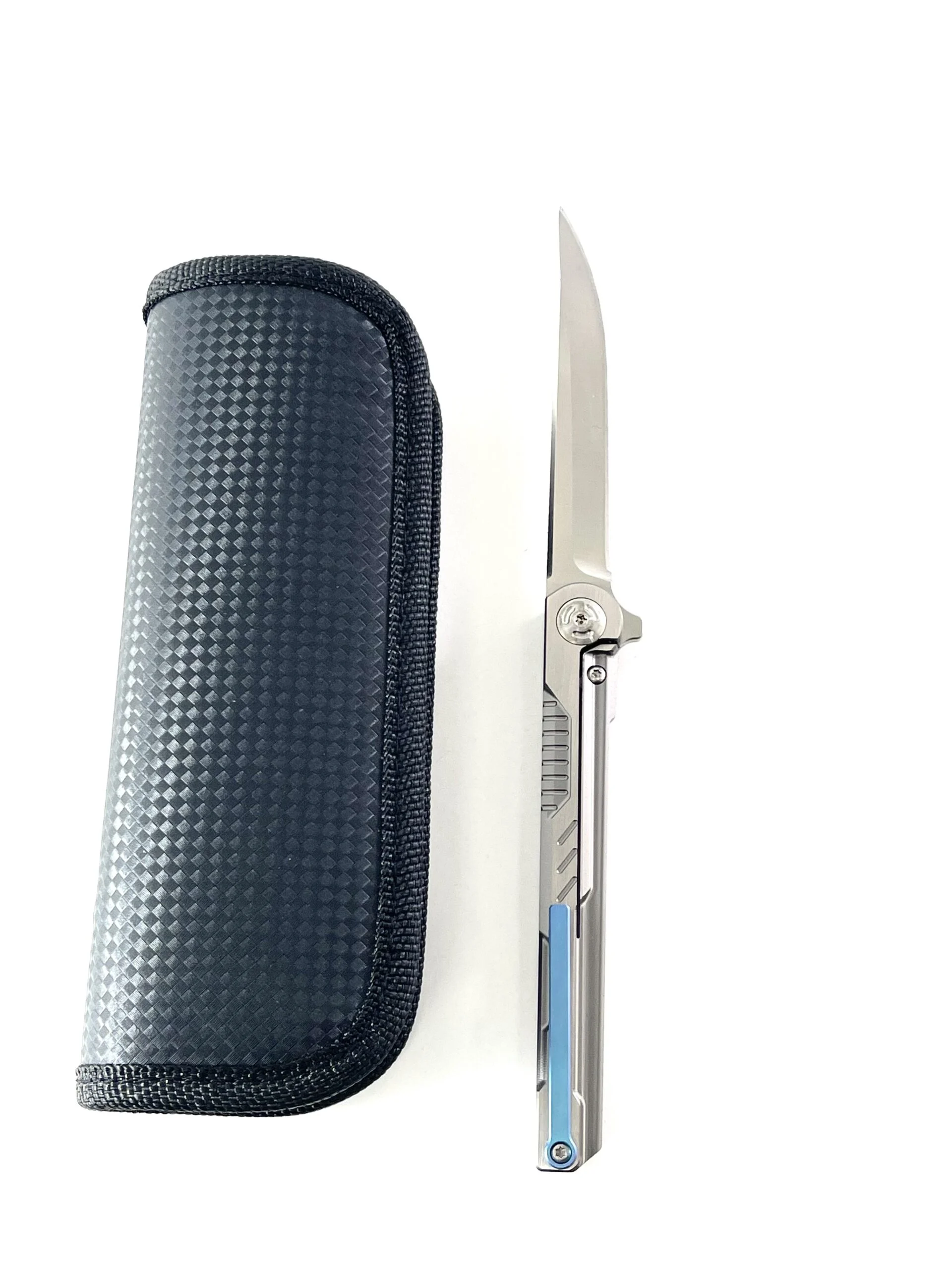 Сгъваем нож Fold Tech Flipper M390, титаново дръжка Сгъваем нож Fold Tech Flipper M390, титаново дръжка - Image 5