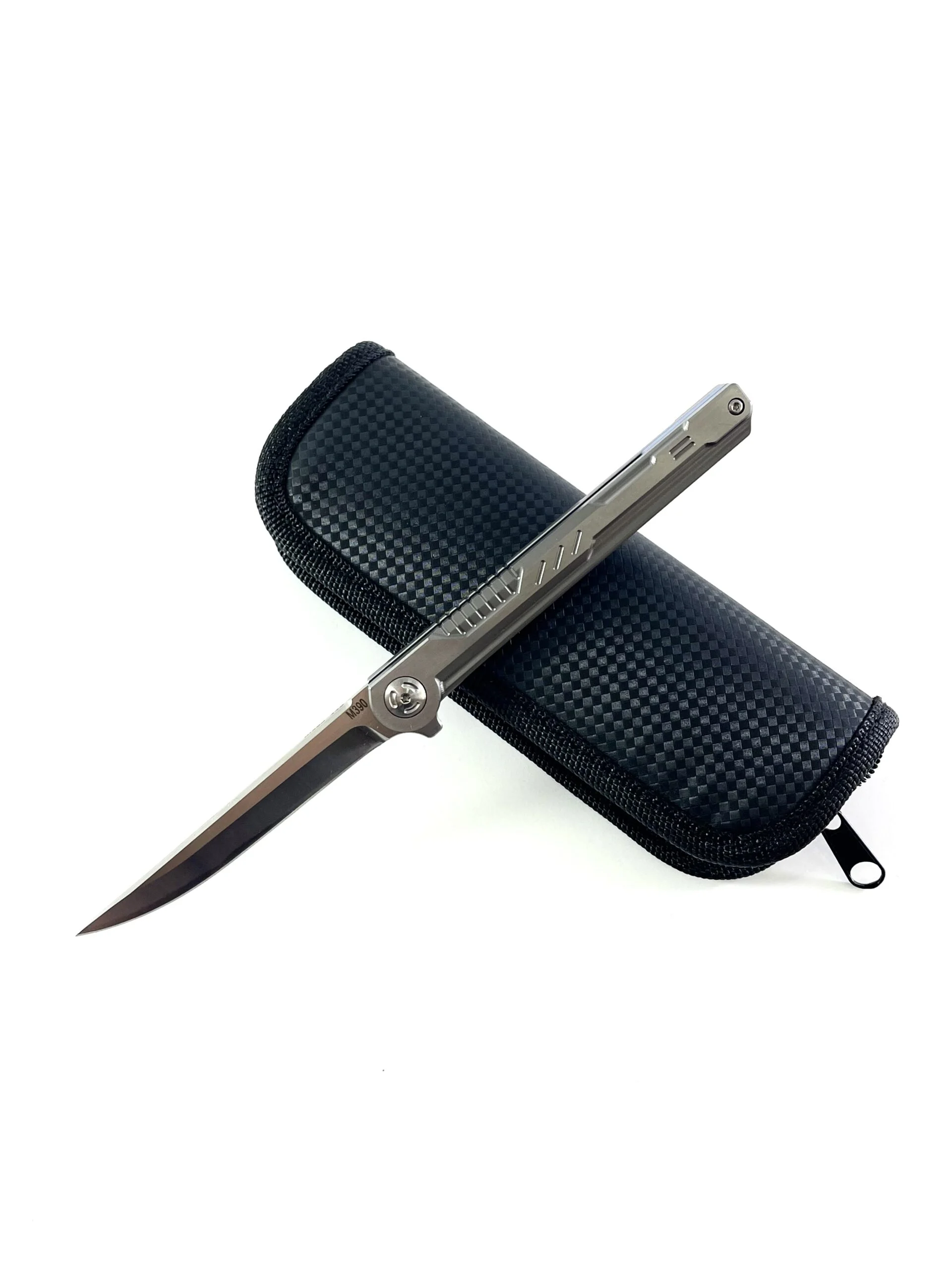 Сгъваем нож Fold Tech Flipper M390, титаново дръжка Сгъваем нож Fold Tech Flipper M390, титаново дръжка - Image 7