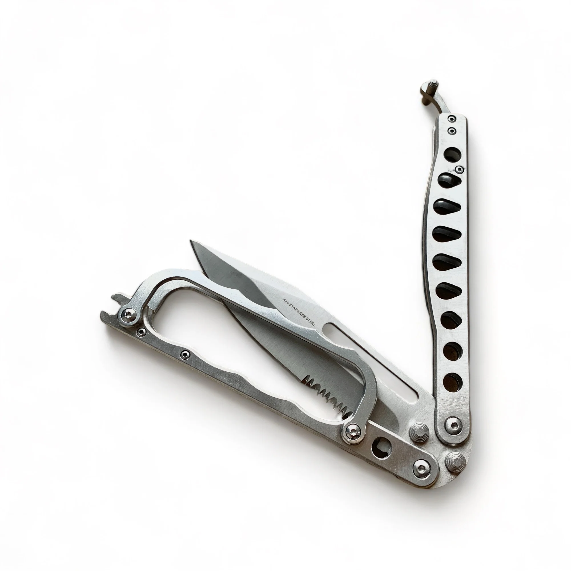 Нож Butterfly Trench Knife, двустранно сребристо острие Нож Butterfly Trench Knife, двустранно сребристо острие - Image 5