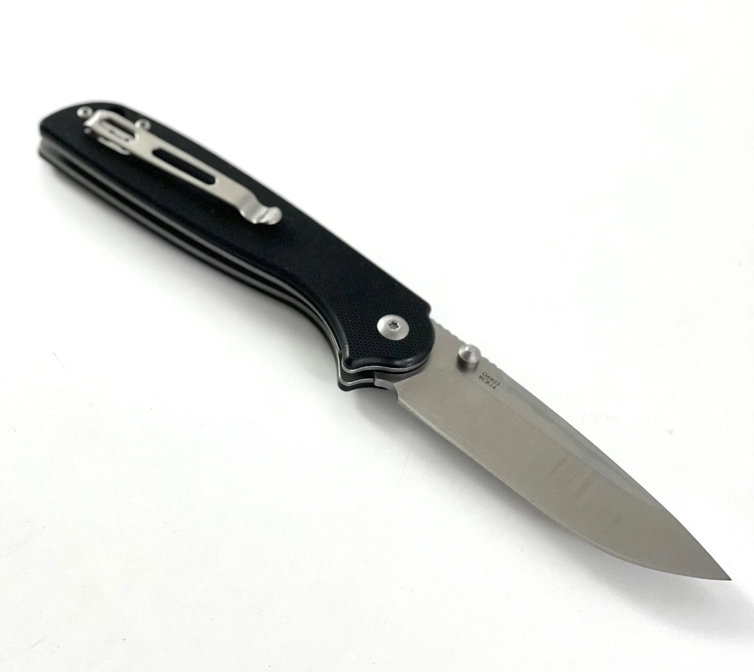 Сгъваем джобен нож Ganzo G6803-BK, 8CR14 стомана, дръжка G10 Сгъваем джобен нож Ganzo G6803-BK, 8CR14 стомана, дръжка G10 - Image 5
