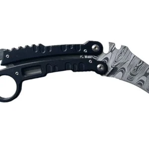Нож Karambit Tactical, сгъваем, остриетo в стил Дамаск Нож Karambit Tactical