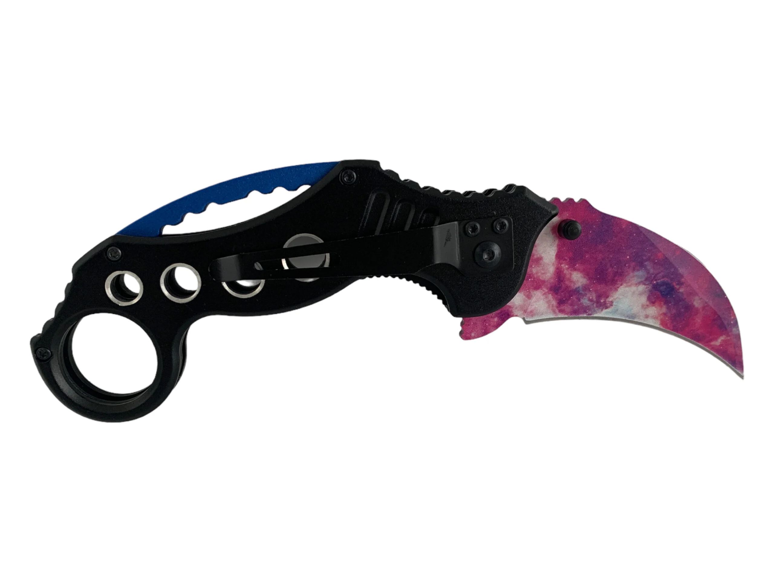 Сгъваем нож Karambit Galaxy, тактически и компактен Сгъваем нож Karambit Galaxy