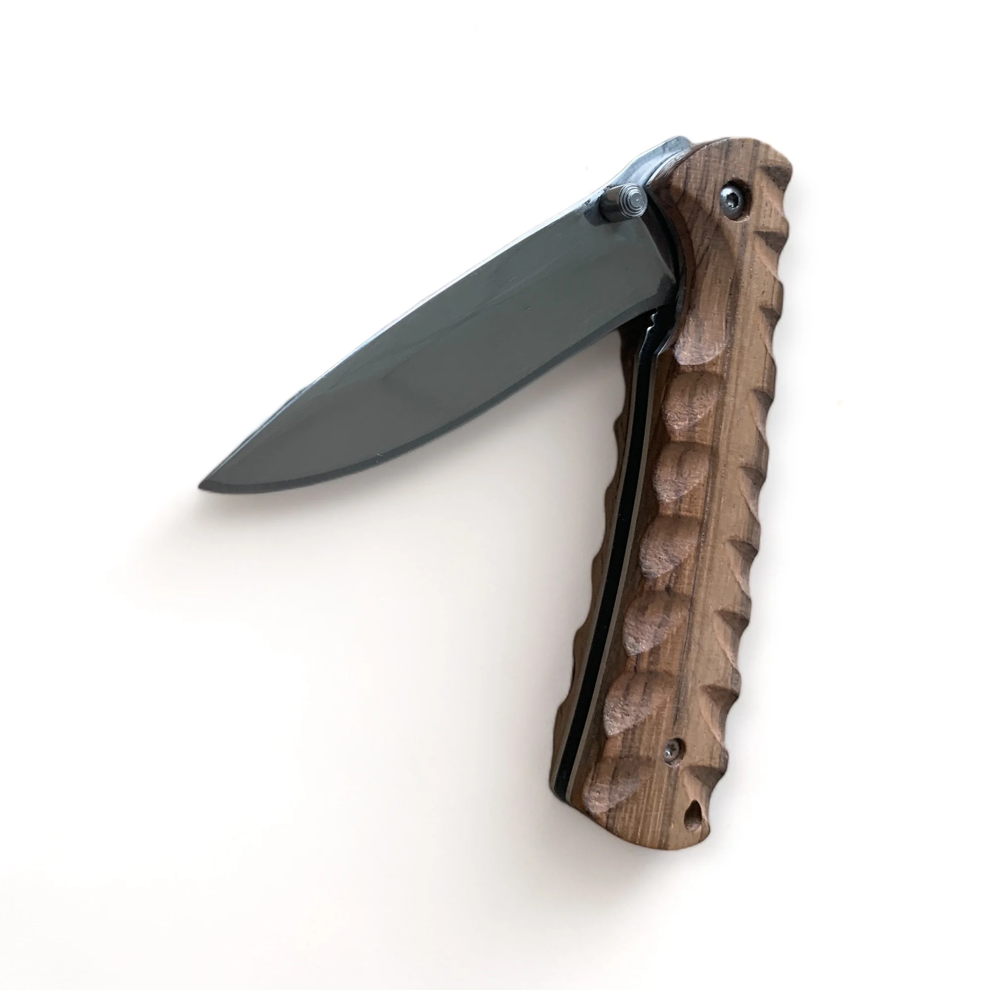 Сгъваем нож Nature’s Edge Timber Edge, 420HC стомана и дървена дръжка 420HC стомана и дървена дръжка