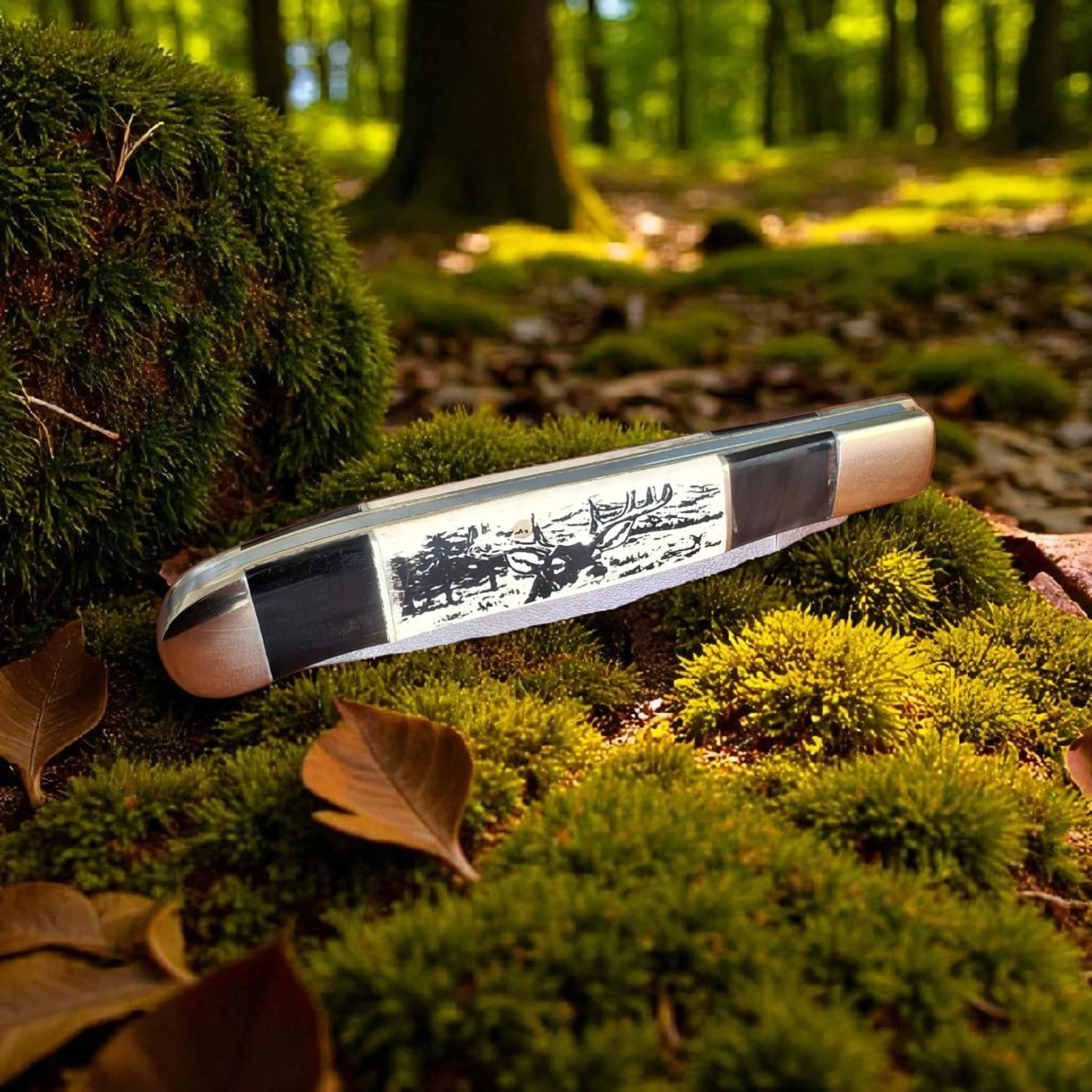 Сгъваем нож Nature’s Edge Forest Stag, 65Х13 стомана 18.5 см Сгъваем нож Nature's Edge Forest Stag, 65Х13 стомана 18.5 см - Image 7