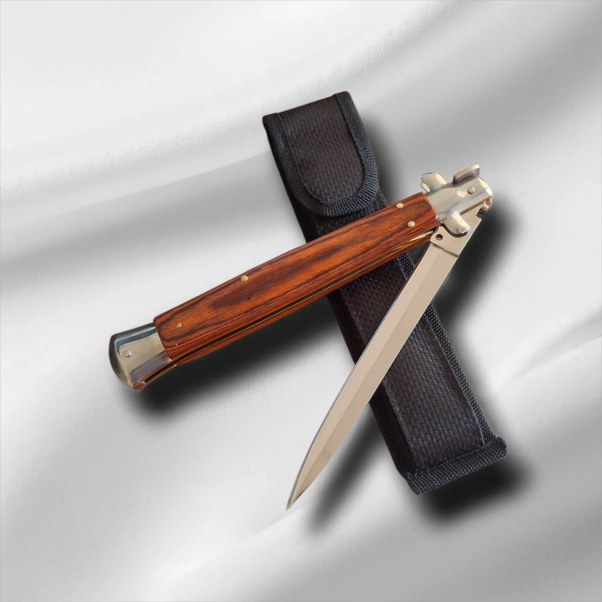 Сгъваем нож Vip Ever Stiletto XL Wood Edition, 440C стомана 440C стомана