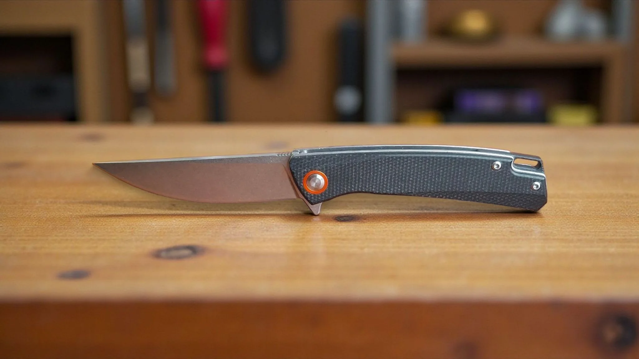 Сгъваем нож Apex Cutlery K110, компактен с G10 дръжка нож - Vip Ever