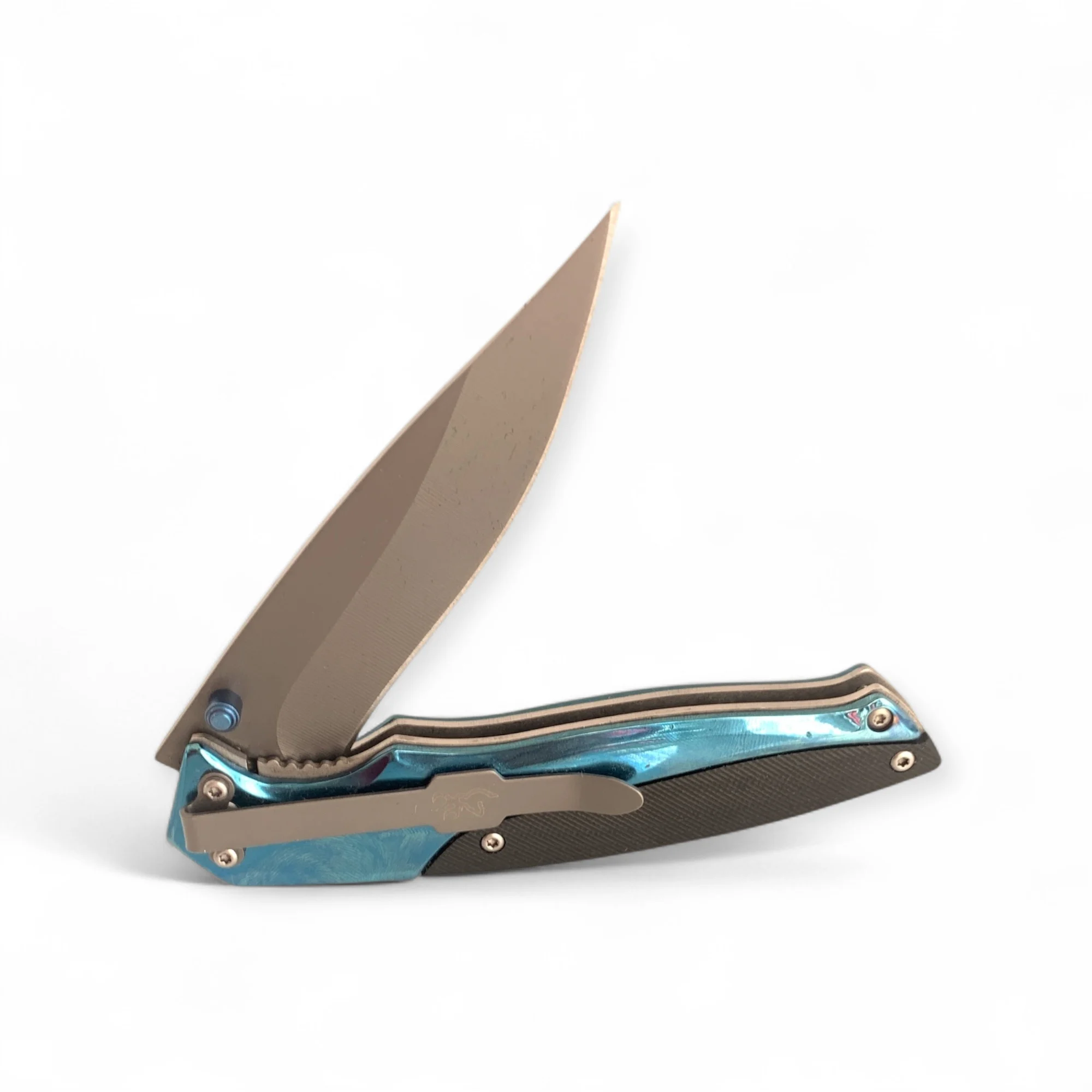 Сгъваем нож Browning Blue Steel, 440C стомана, синя дръжка синя дръжка