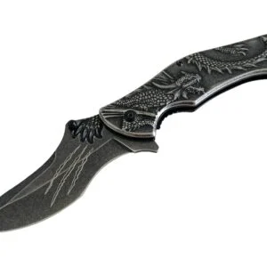 Сгъваем нож Vip Ever Spear Point, метален и полуавтоматичен Сгъваем нож Vip Ever Spear Point