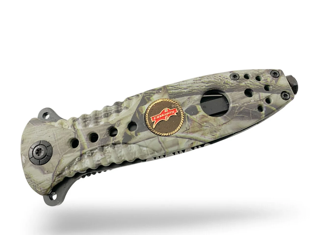 Сгъваем нож Vip Ever ShadowBlade Camo, двустранно назъбено острие Сгъваем нож Vip Ever ShadowBlade Camo, двустранно назъбено острие - Image 5