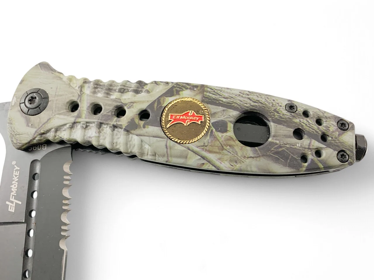 Сгъваем нож Vip Ever ShadowBlade Camo, двустранно назъбено острие Сгъваем нож Vip Ever ShadowBlade Camo, двустранно назъбено острие - Image 6
