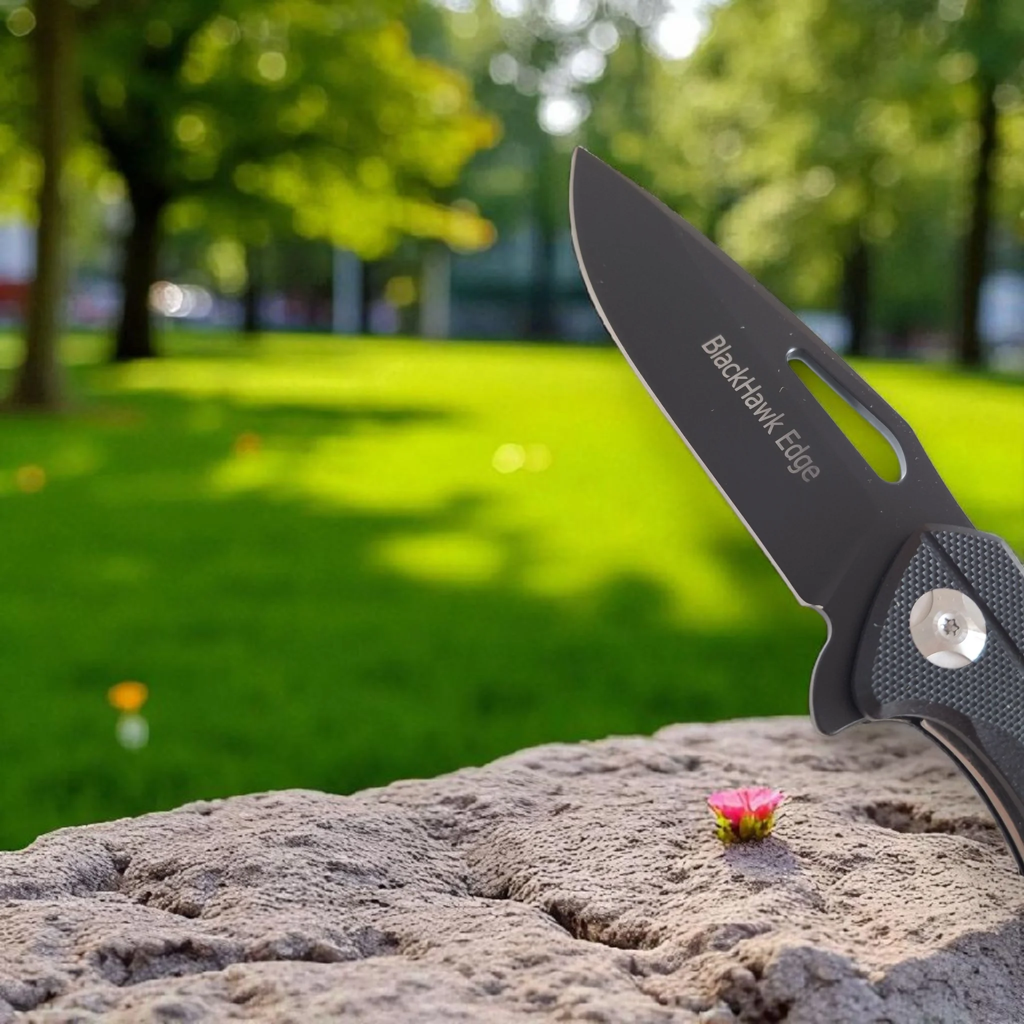 Сгъваем нож BlackHawk Edge, D2 стомана и бързо отваряне Сгъваем нож BlackHawk Edge, D2 стомана и бързо отваряне - Image 6