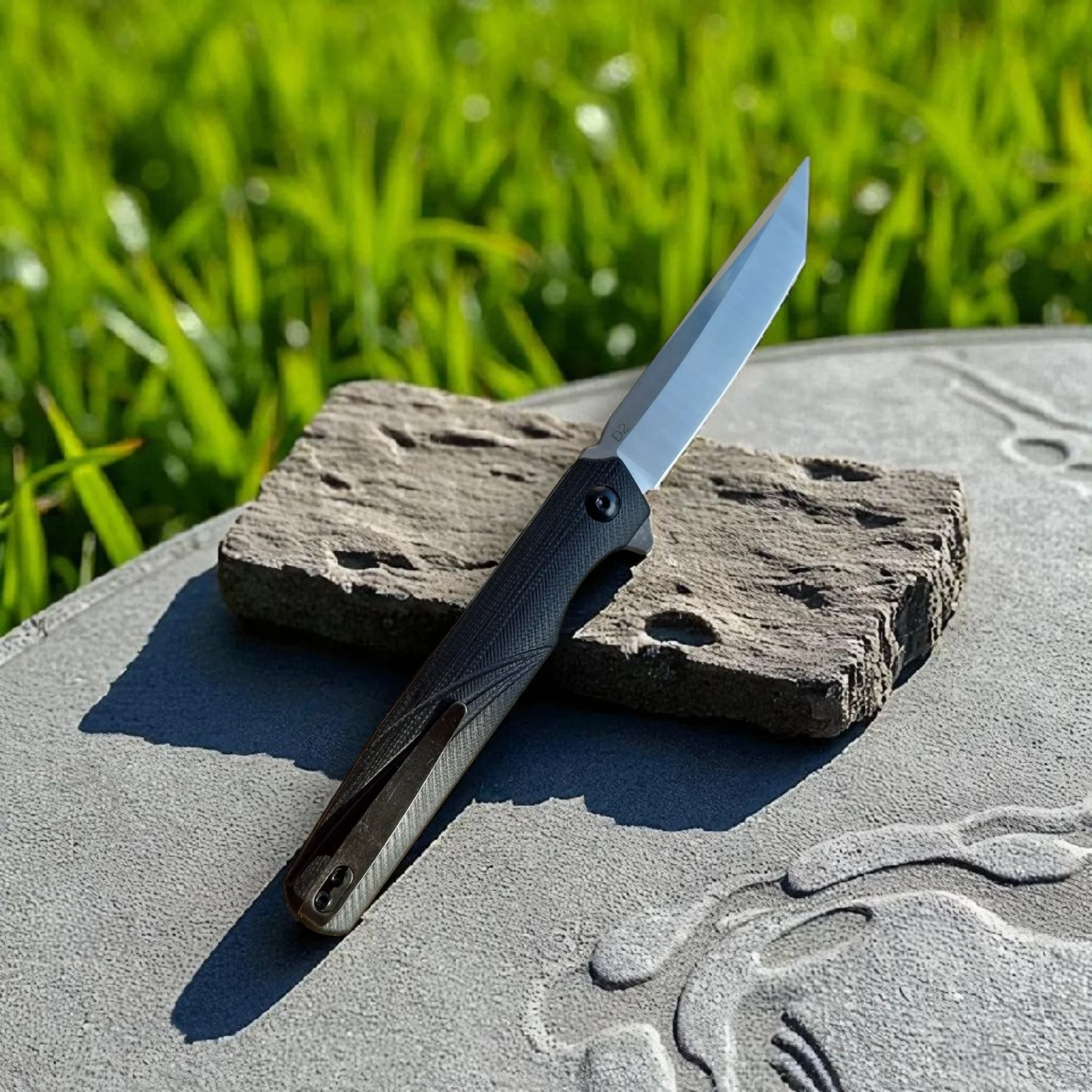 Сгъваем нож VexKnives CH3501, D2 стомана и G10 дръжка Сгъваем нож VexKnives CH3501, D2 стомана и G10 дръжка - Image 10