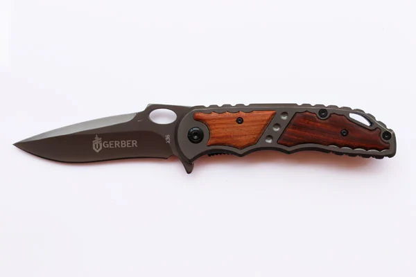 Джобен нож Gerber с клипс за колан, масивен и здрав Джобен нож Gerber с клипс за колан