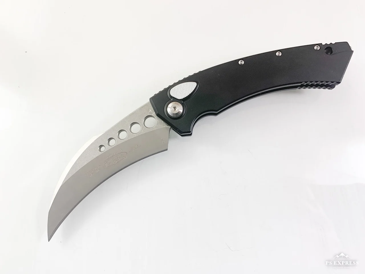 Сгъваем нож Microtech Hawk Auto 166-10, Stonewash стандартен финиш Сгъваем нож Microtech Hawk Auto 166-10