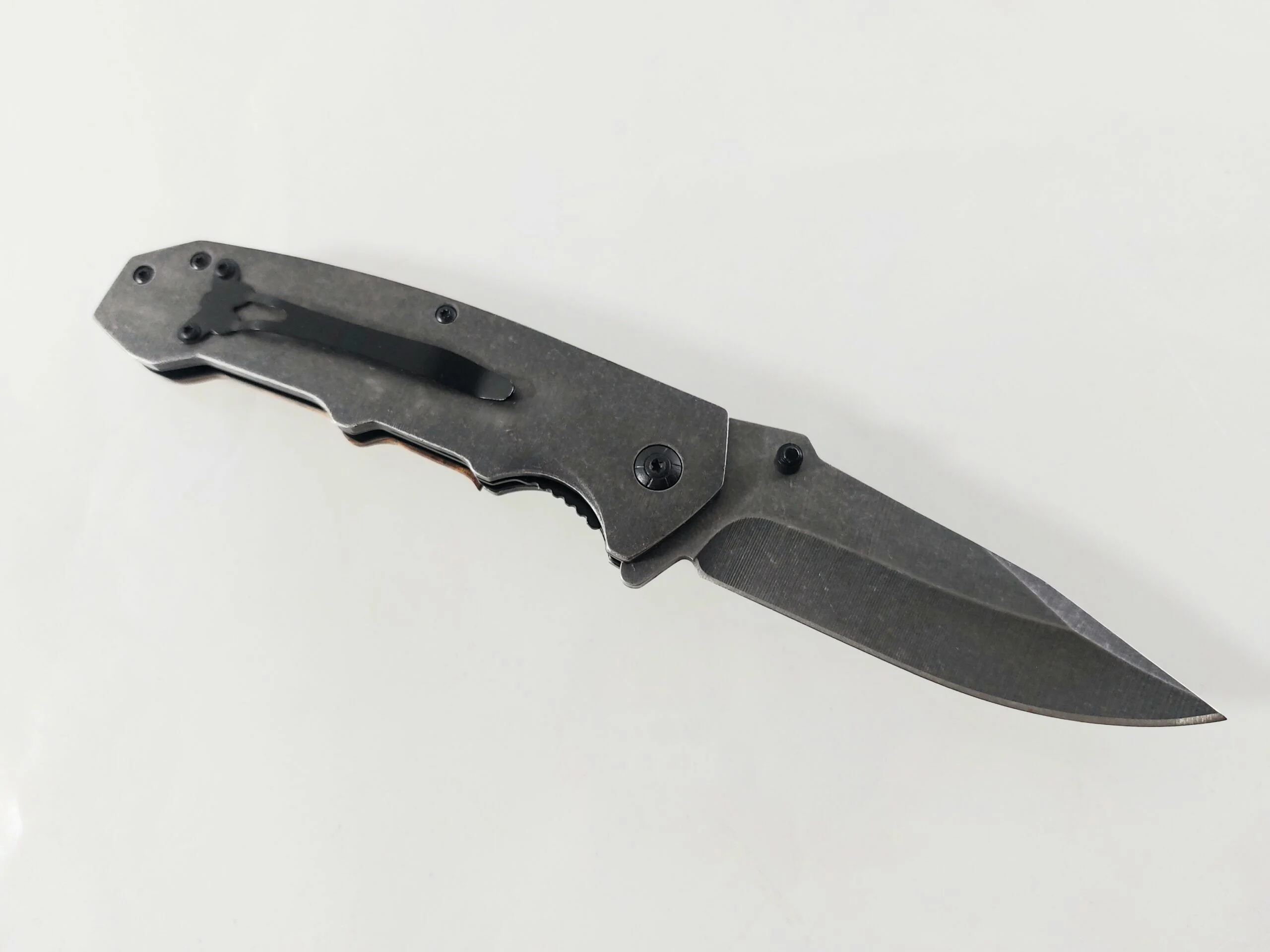 Сгъваем нож Browning, орехови чирени и иноксово покритие Сгъваем нож Browning, орехови чирени и иноксово покритие - Image 7