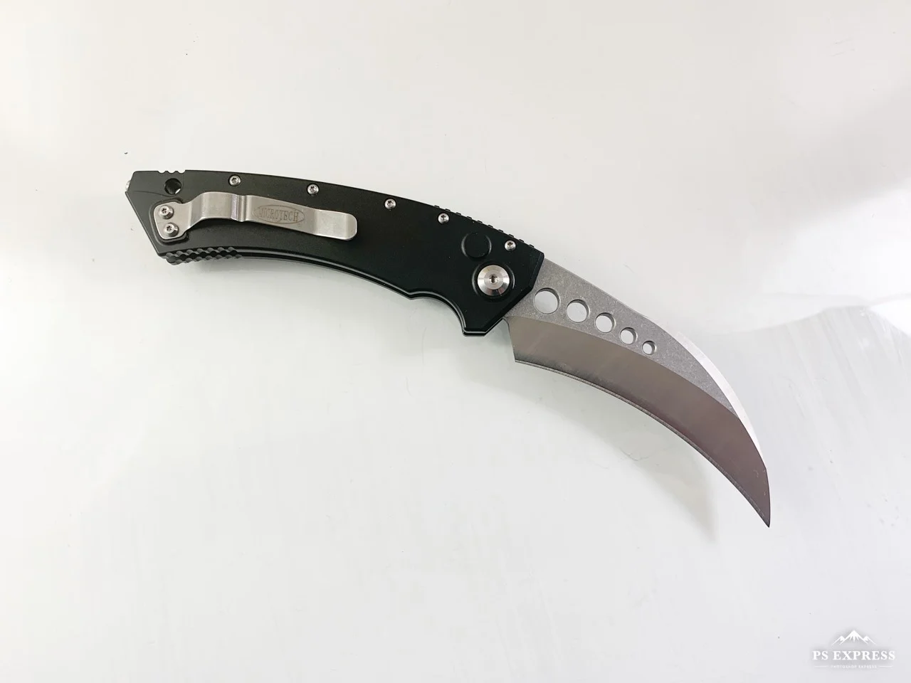 Сгъваем нож Microtech Hawk Auto 166-10, Stonewash стандартен финиш Сгъваем нож Microtech Hawk Auto 166-10, Stonewash стандартен финиш - Image 8