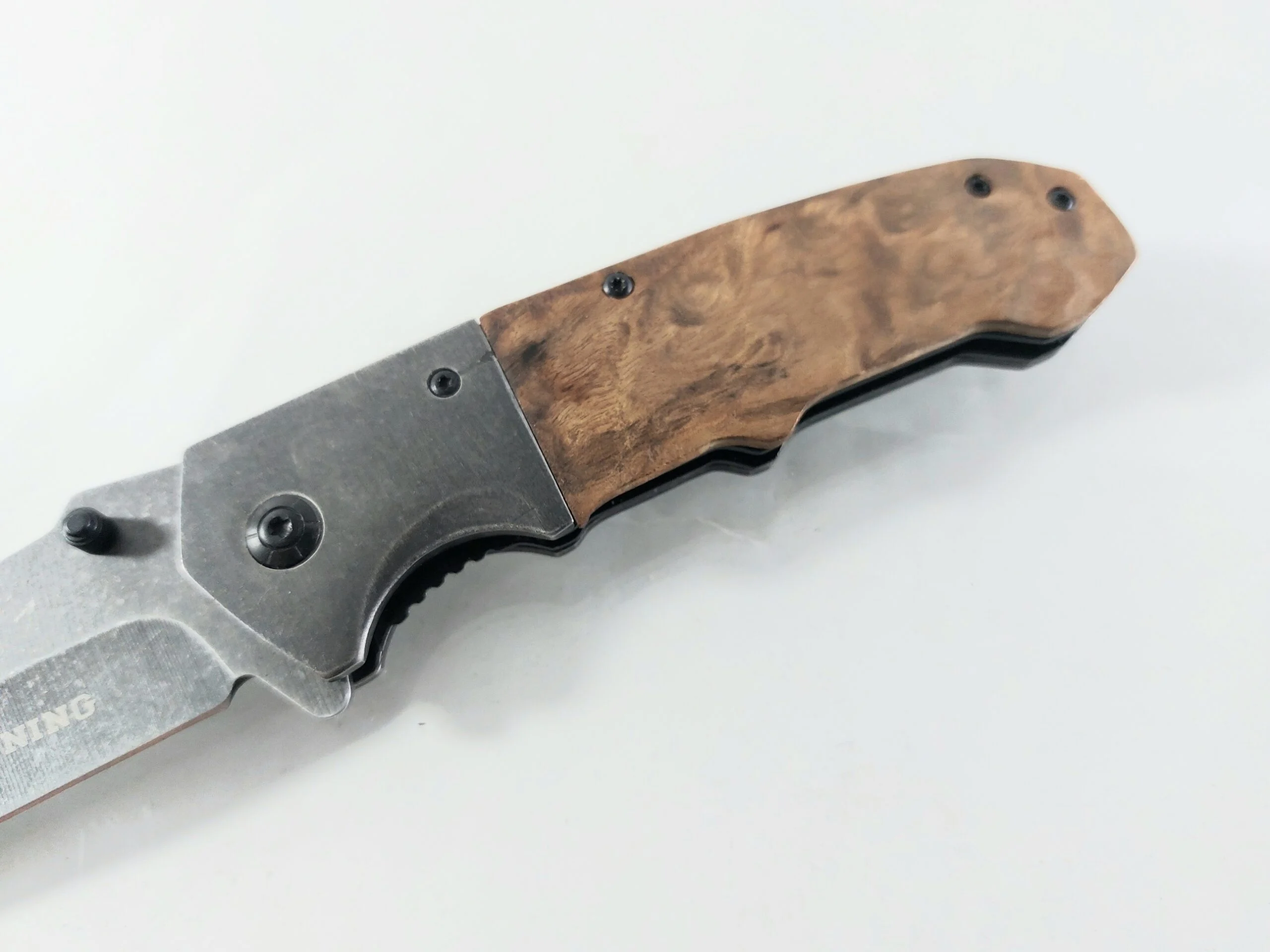 Сгъваем нож Browning, орехови чирени и иноксово покритие Сгъваем нож Browning, орехови чирени и иноксово покритие - Image 9