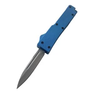 Сгъваем нож Blue OTF, автоматичен механизъм метален Сгъваем нож Blue OTF