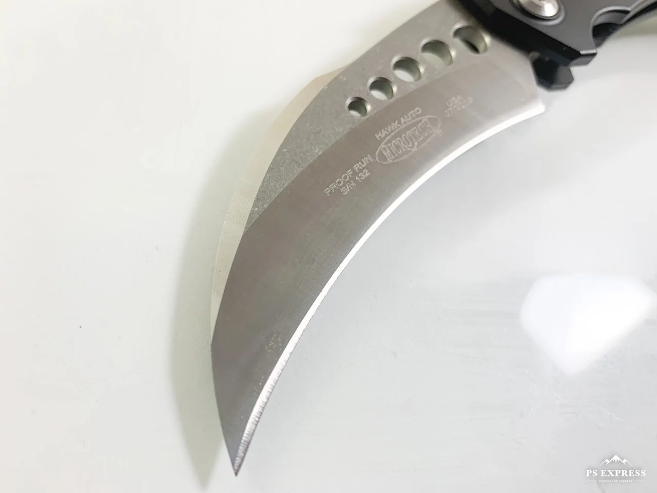 Сгъваем нож Microtech Hawk Auto 166-10, Stonewash стандартен финиш Сгъваем нож Microtech Hawk Auto 166-10, Stonewash стандартен финиш - Image 10