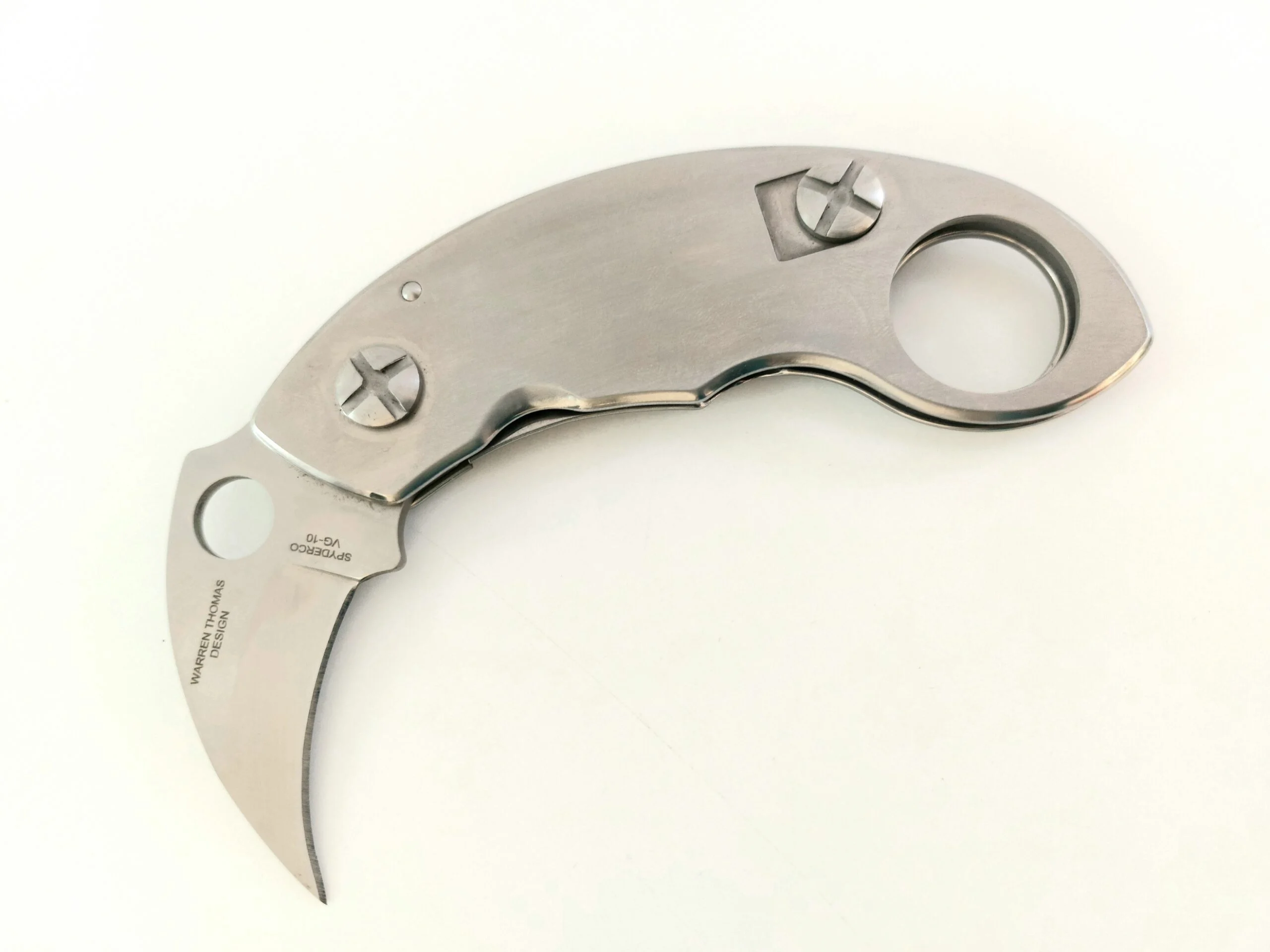 Сгъваем нож SpiderSP KARAMBIT, метален джобен модел ножове - SpiderSP - Съчетание на практичност и стил