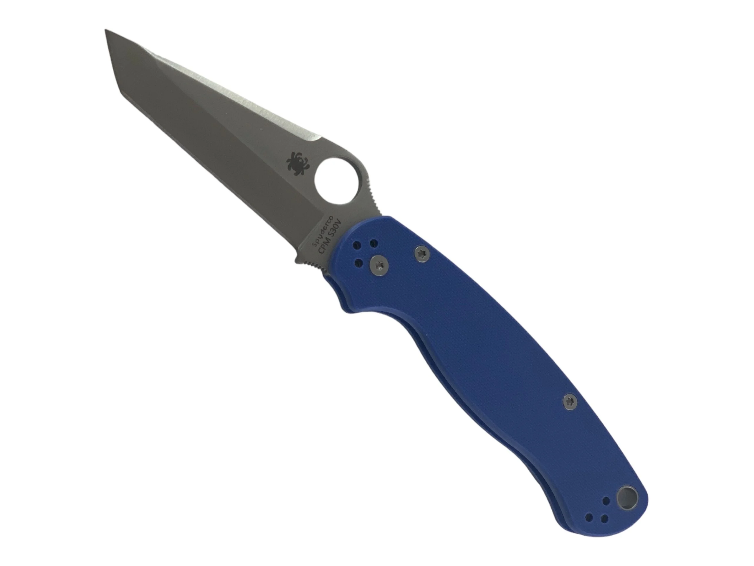 Сгъваем нож SpiderSP Paramilitary, синя G10 дръжка, танто острие Сгъваем нож SpiderSP Paramilitary