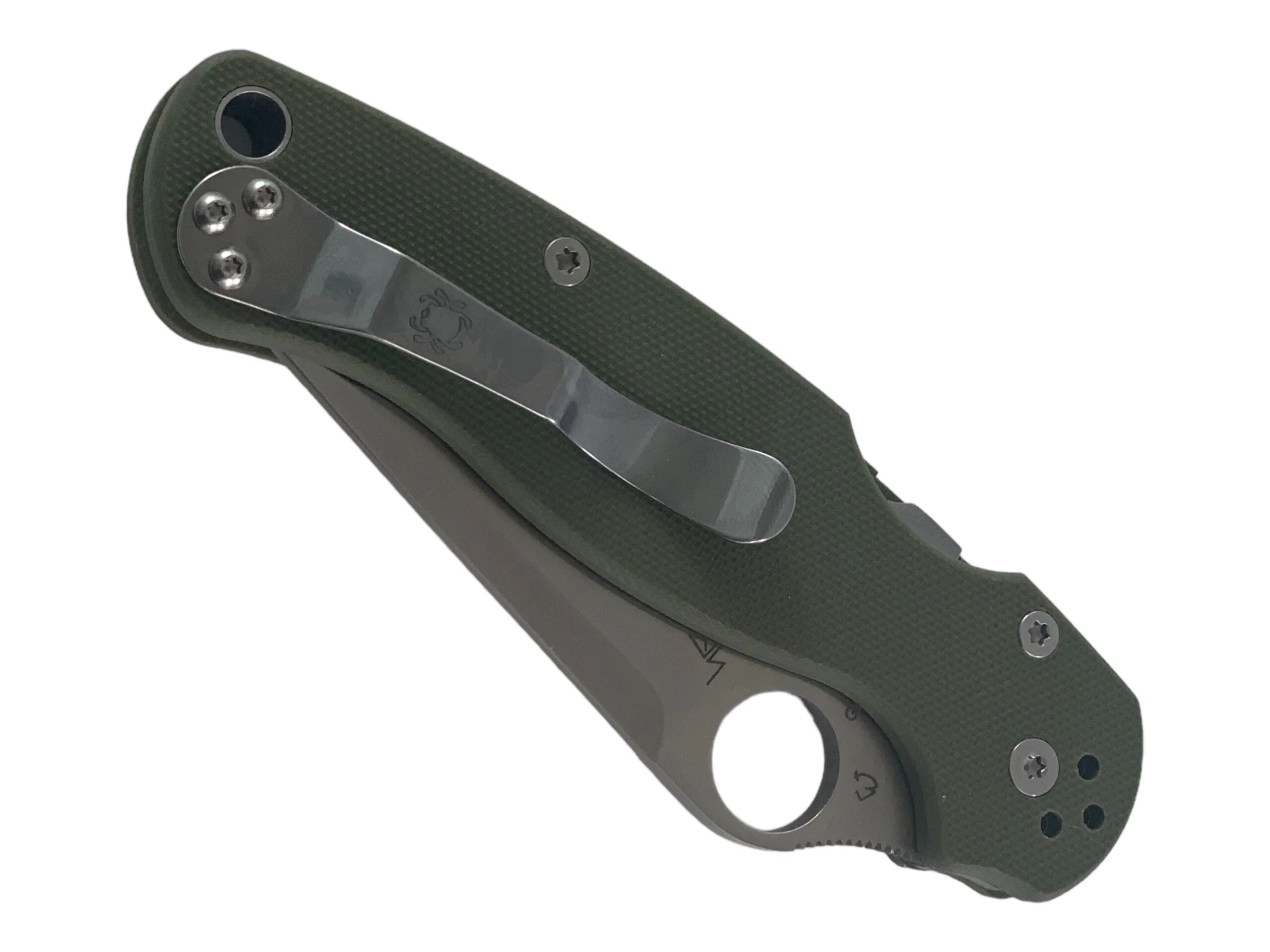 Сгъваем нож SpiderSP Paramilitary, зелена G10 дръжка танто острие Сгъваем нож SpiderSP Paramilitary, зелена G10 дръжка танто острие - Image 7