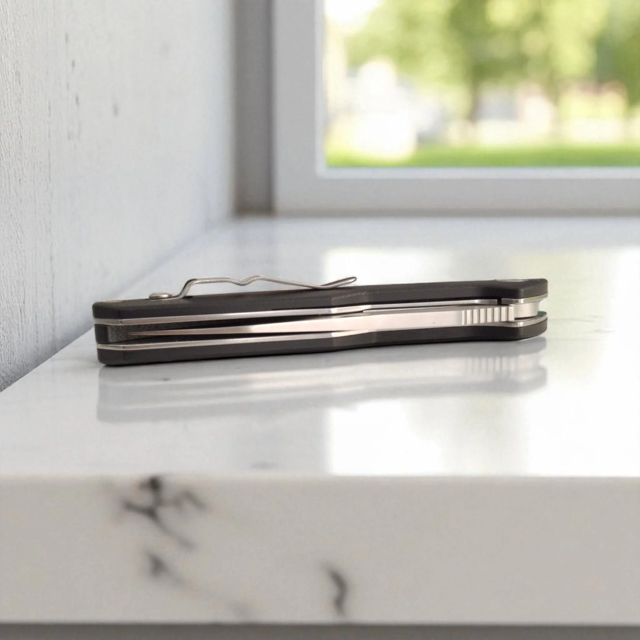Сгъваем нож Riven Gear D2 Drop Point, G10 дръжка с флипер механизъм Сгъваем нож Riven Gear D2 Drop Point, G10 дръжка с флипер механизъм - Image 9