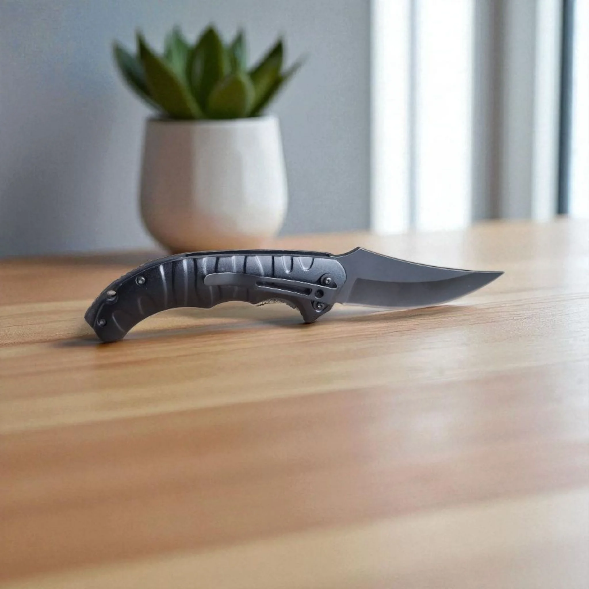Сгъваем нож Pocket Edge, 3Cr13 стомана, 19.5 см черен Сгъваем нож Pocket Edge, 3Cr13 стомана, 19.5 см черен - Image 6