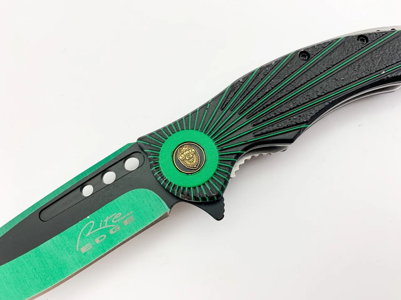 Сгъваем нож Columbia Usa Rite Edge Police, автоматичен механизъм RiverForge Usa